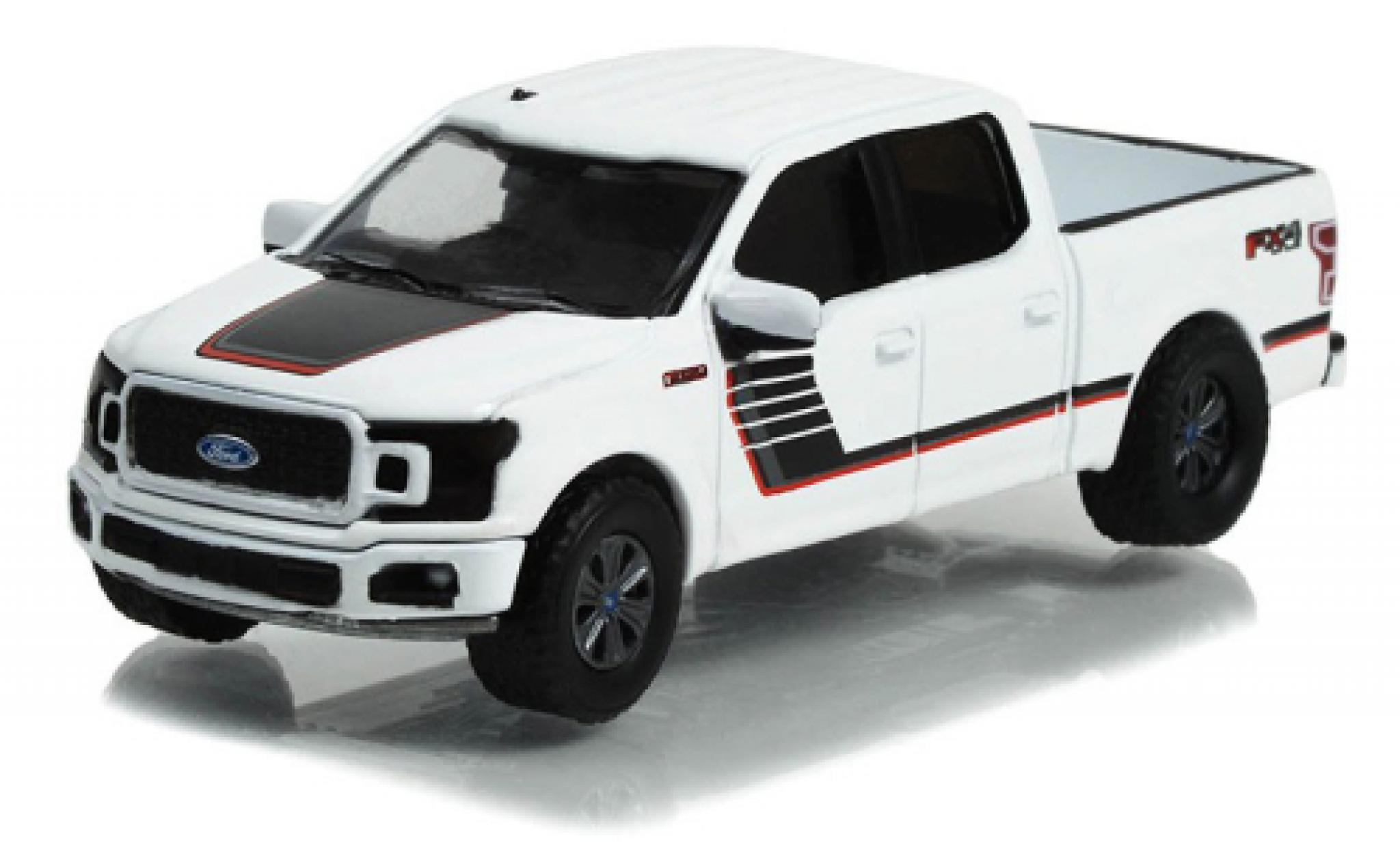 Ford F-1 1/64 Greenlight 50 Lariat FX4 Special Edition wit/Dekor 2018 modelauto