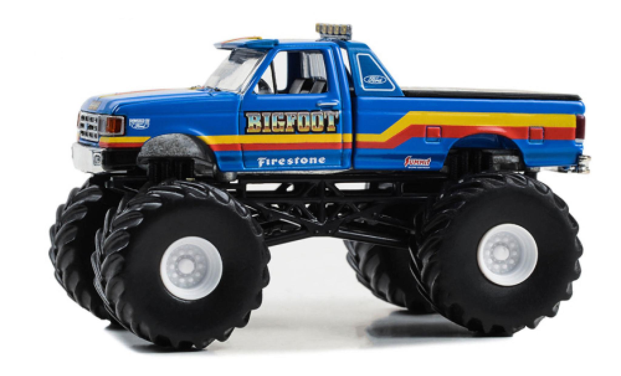 Ford F-350 1/64 Greenlight Bigfoot # 9 1990 modelauto