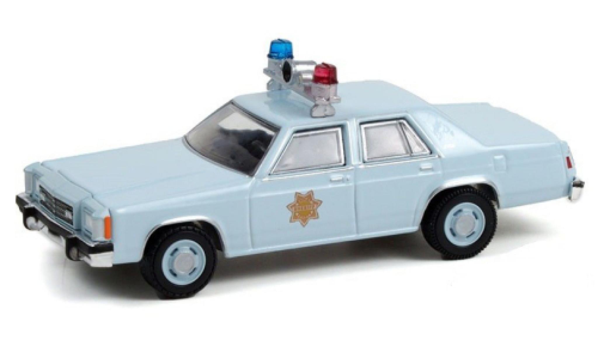 Ford LTD 1/64 Greenlight -S County Sheriff 1982 modelauto