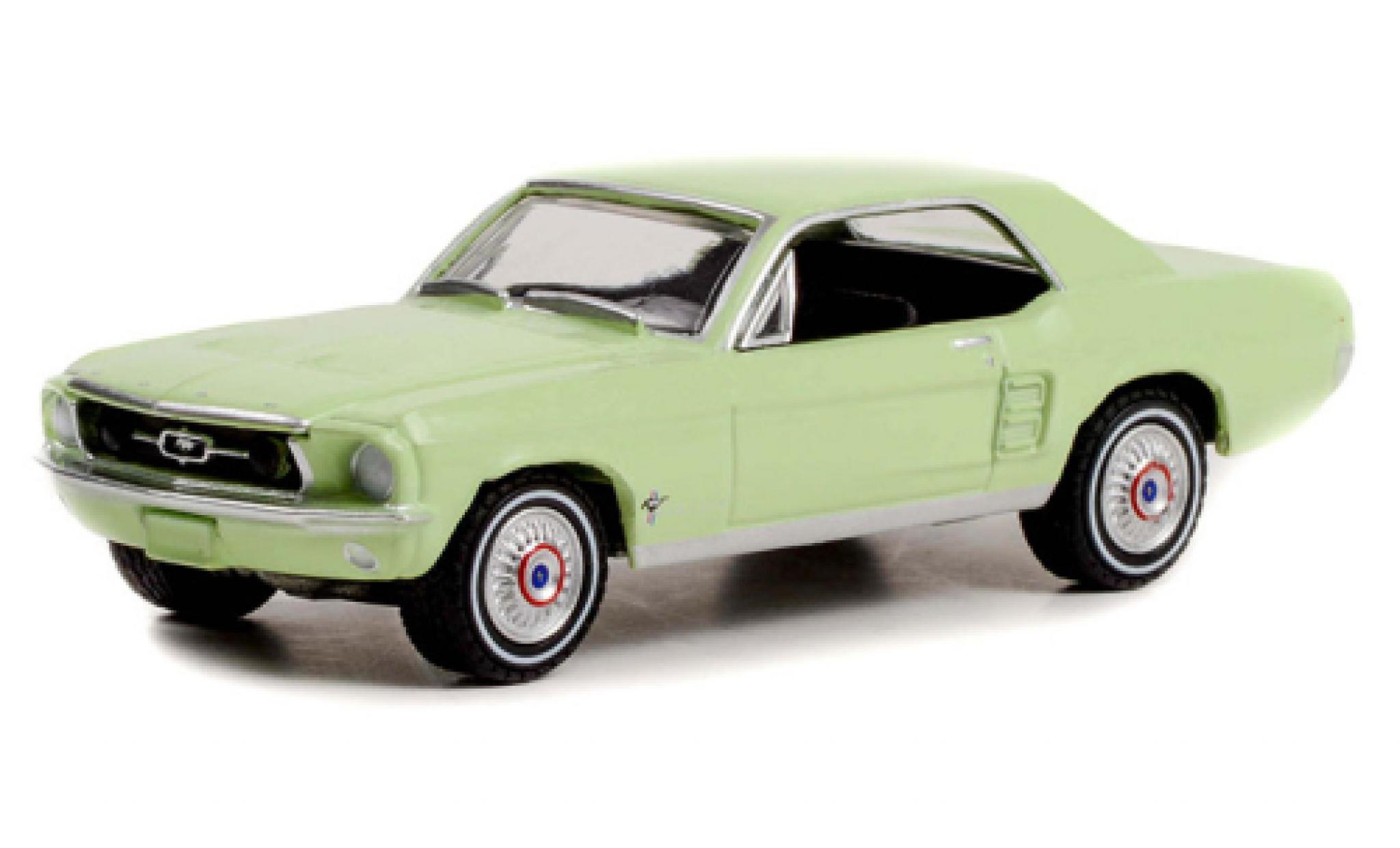 Ford Mustang 1/64 Greenlight la chaux 1967 modelauto