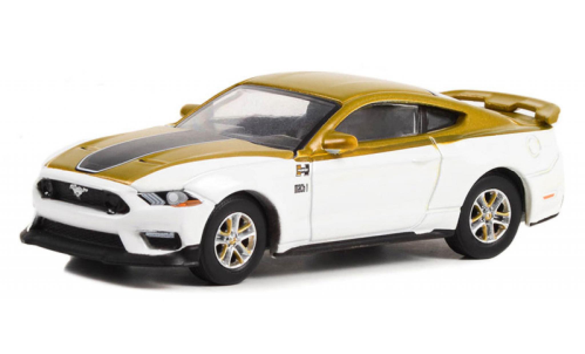 Ford Mustang 1/64 Greenlight Mach 1 Hurst Performance 2021 modelauto