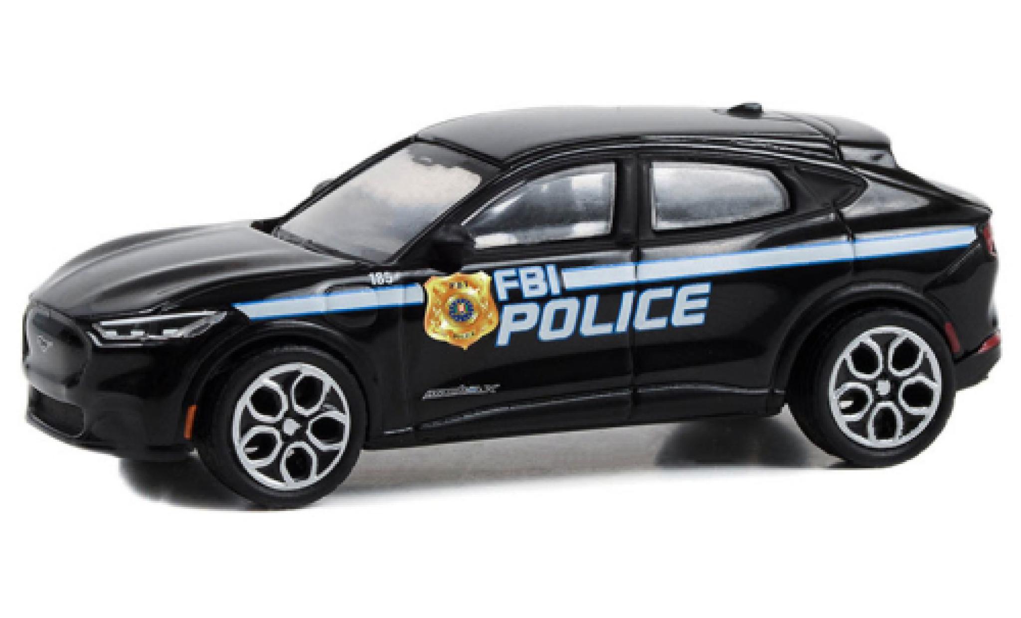 Ford Mustang 1/64 Greenlight Mach-E GT FBI Politie 2022 modelauto