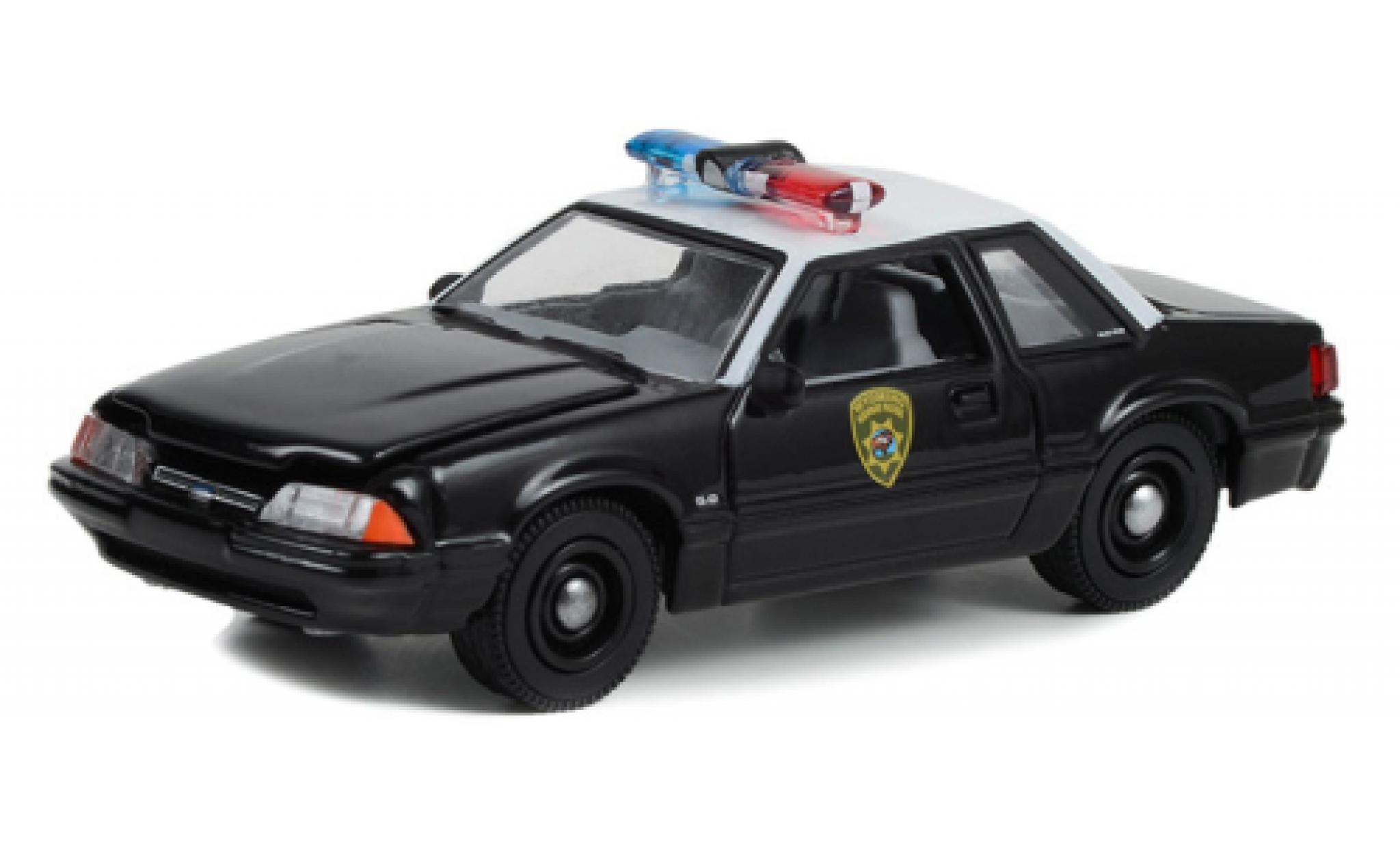Ford Mustang 1/64 Greenlight SSP Wyoming Highway Patrol 1990 modelauto