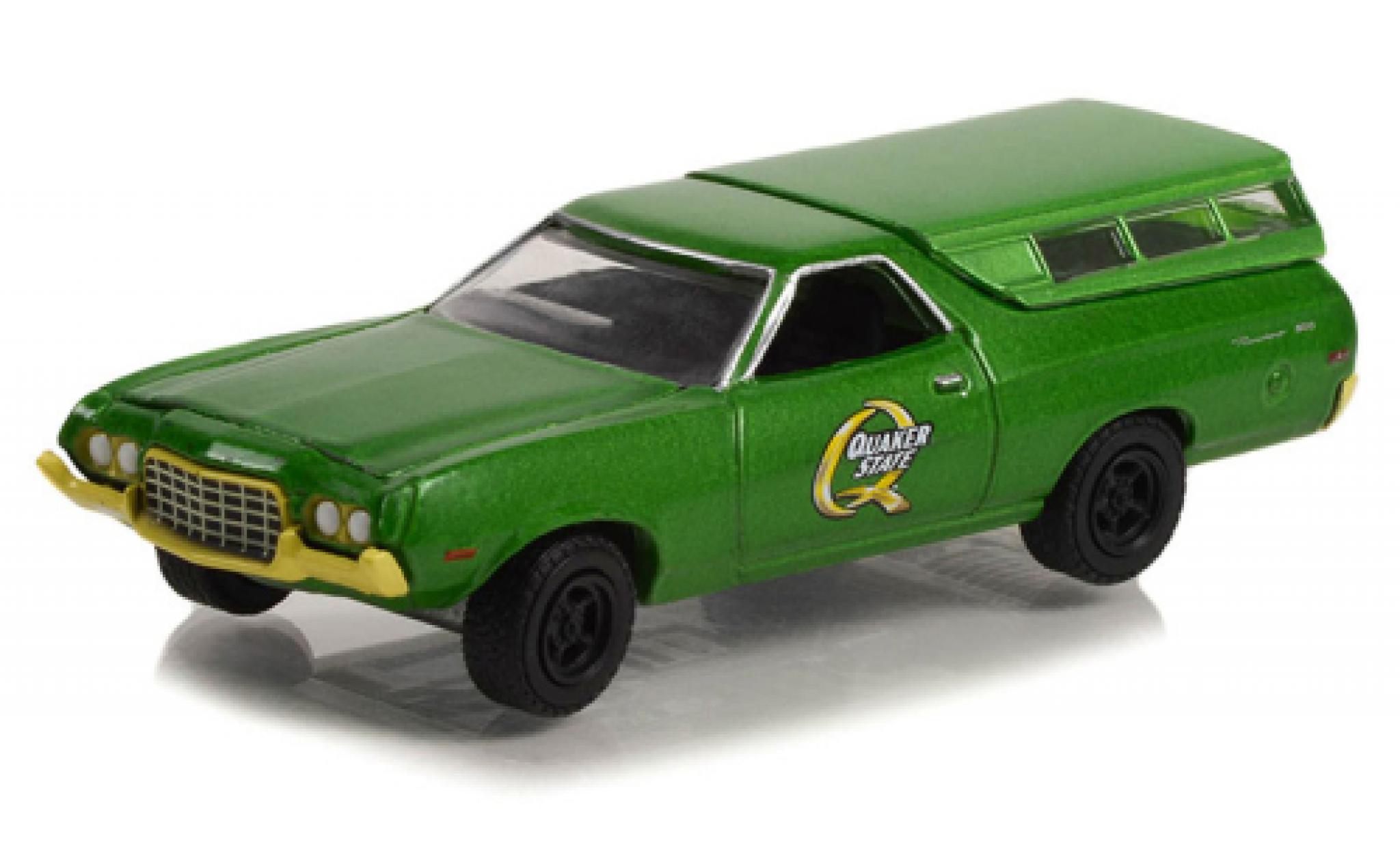 Ford Ranchero 1/64 Greenlight 500 Quaker State 1972 modelauto