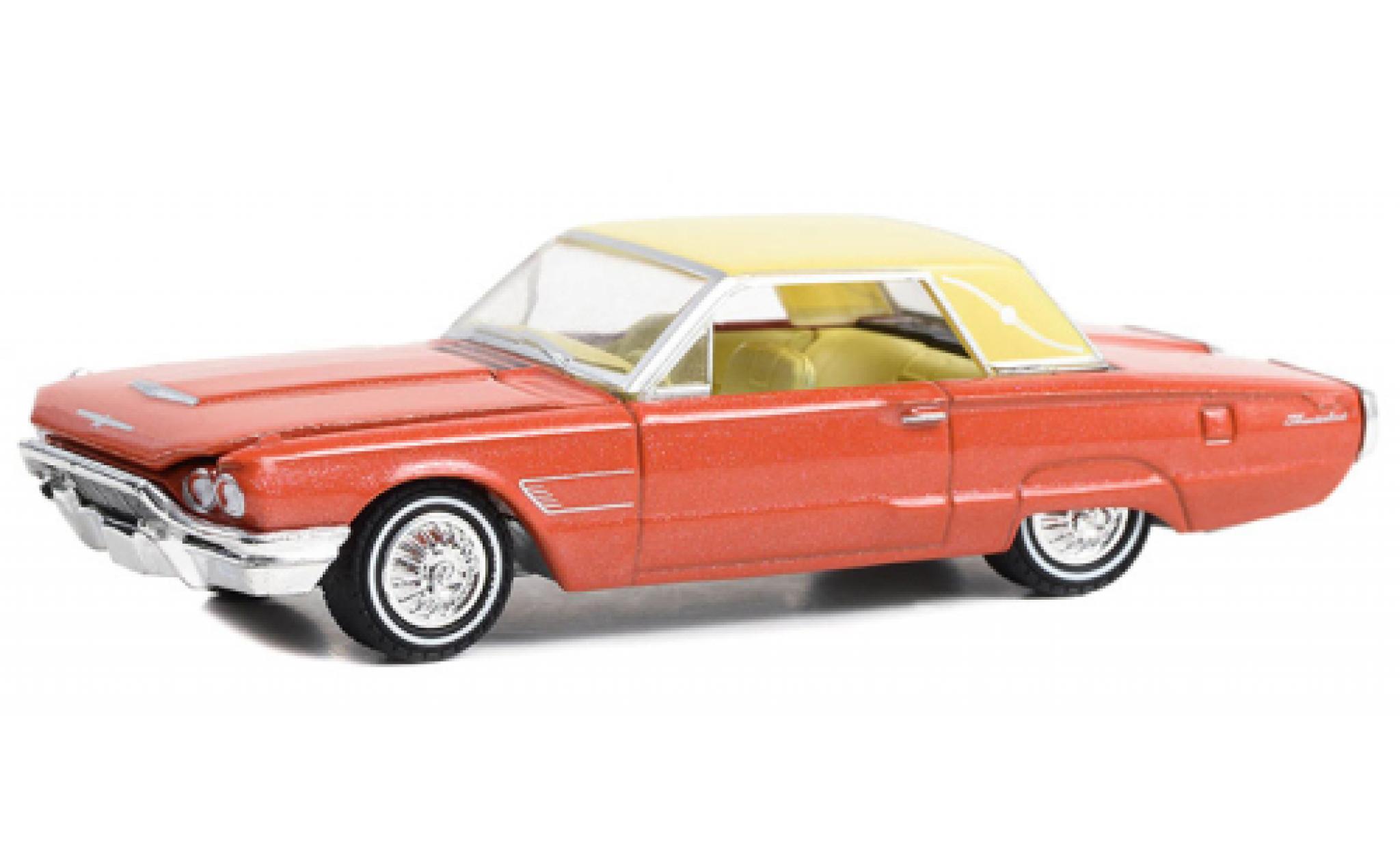 Ford Thunderbird 1/64 Greenlight Special Landau metallic bruin/beige AEG 1965 modelauto