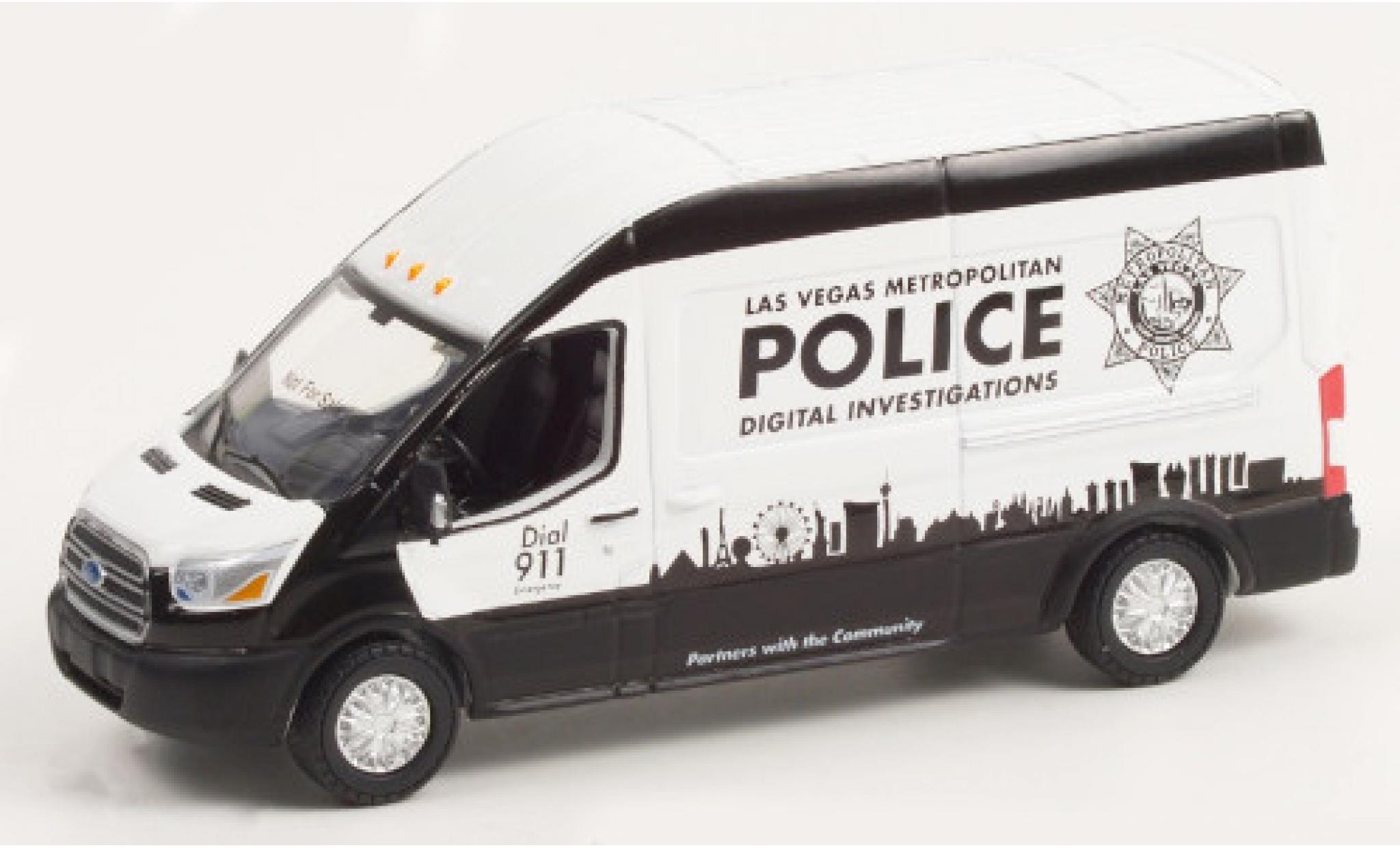 Ford Transit 1/64 Greenlight LWB HD Las Vegas Metropolitan Politie 2019 modelauto