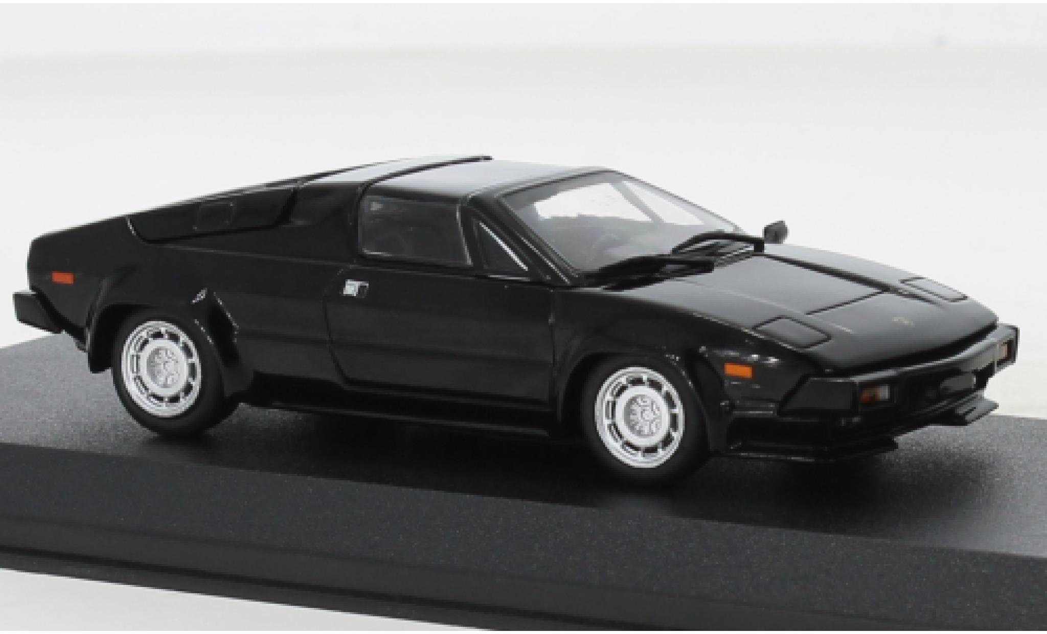 Lamborghini Jalpa 1/43 Greenlight P3500 zwart Rocky IV 1984 modelauto