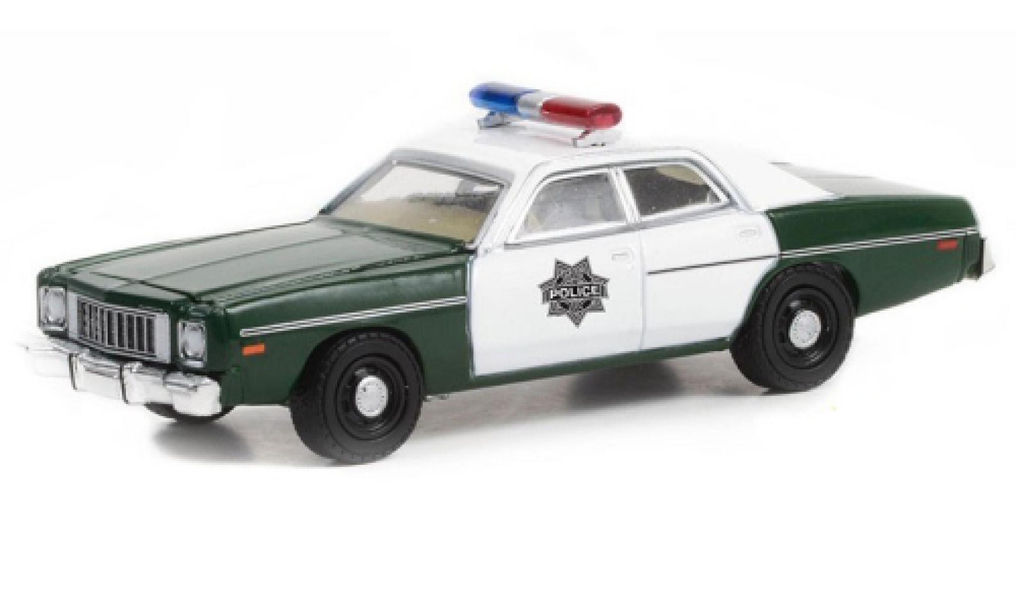 Plymouth Fury 1/18 Greenlight Capitol City Politie 1975 modelauto