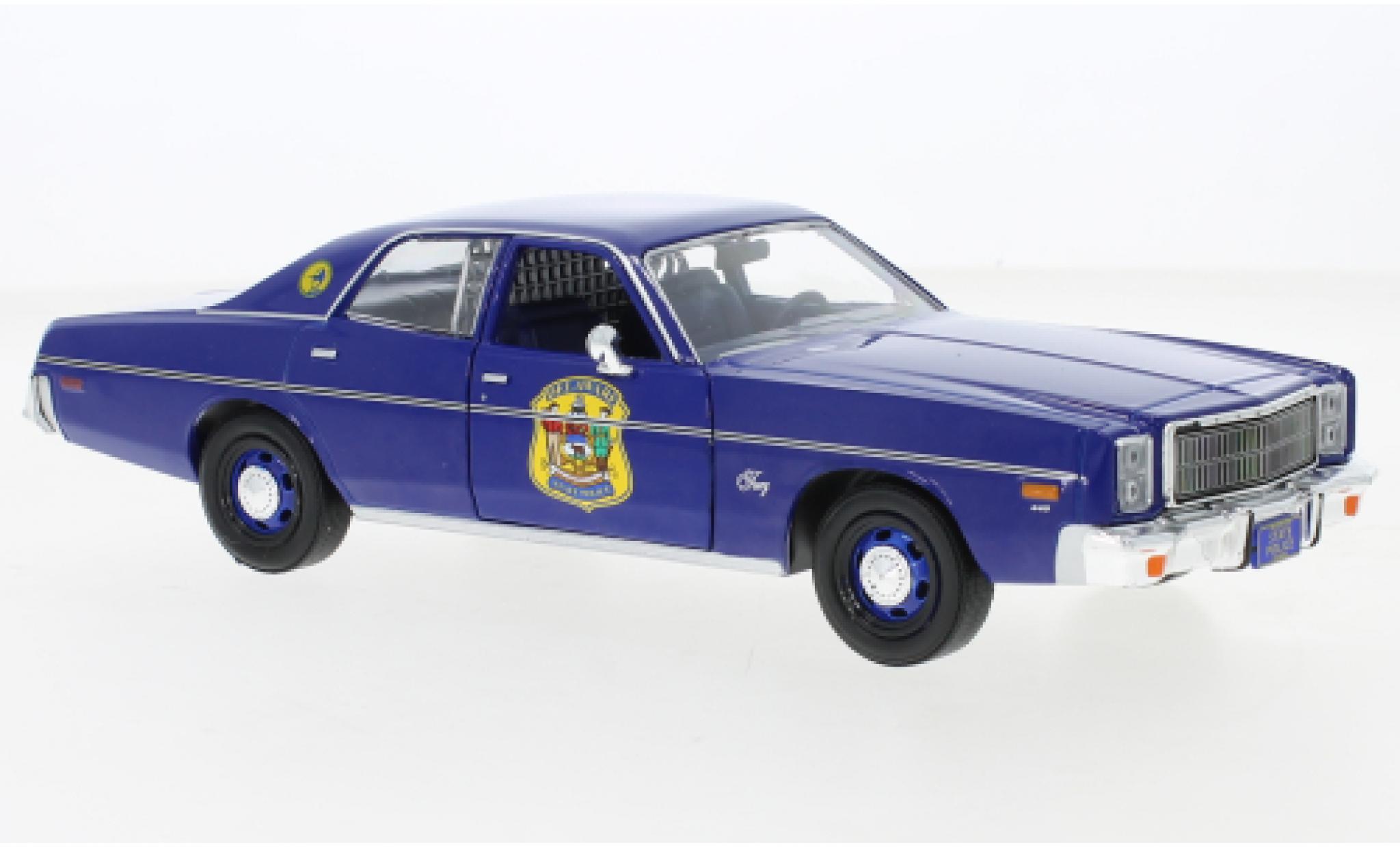 Plymouth Fury 1/24 Greenlight Delaware State Politie 1978 modelauto