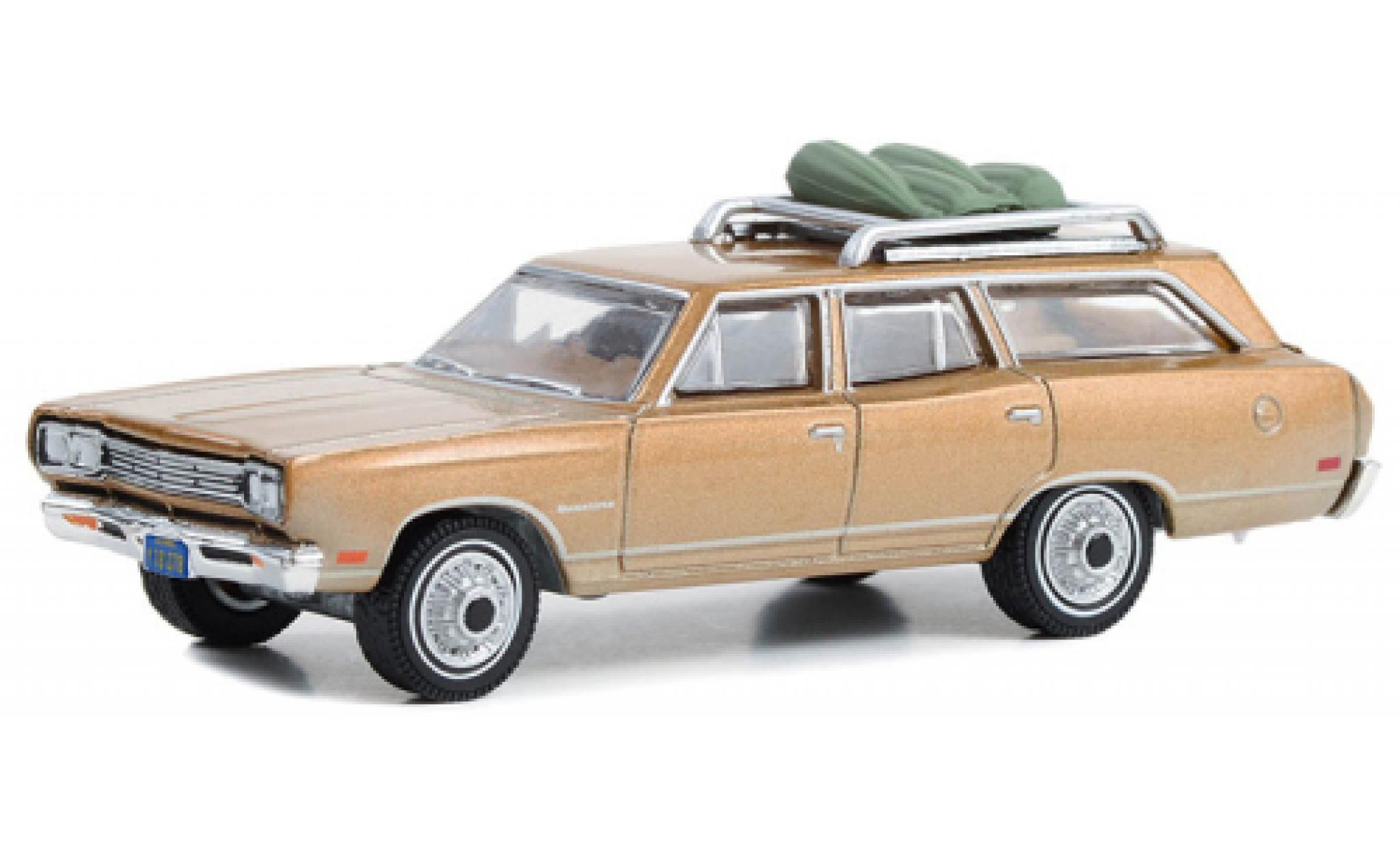 Plymouth Satellite 1/64 Greenlight Station Wagon The Brady Bunch 1969 modelauto