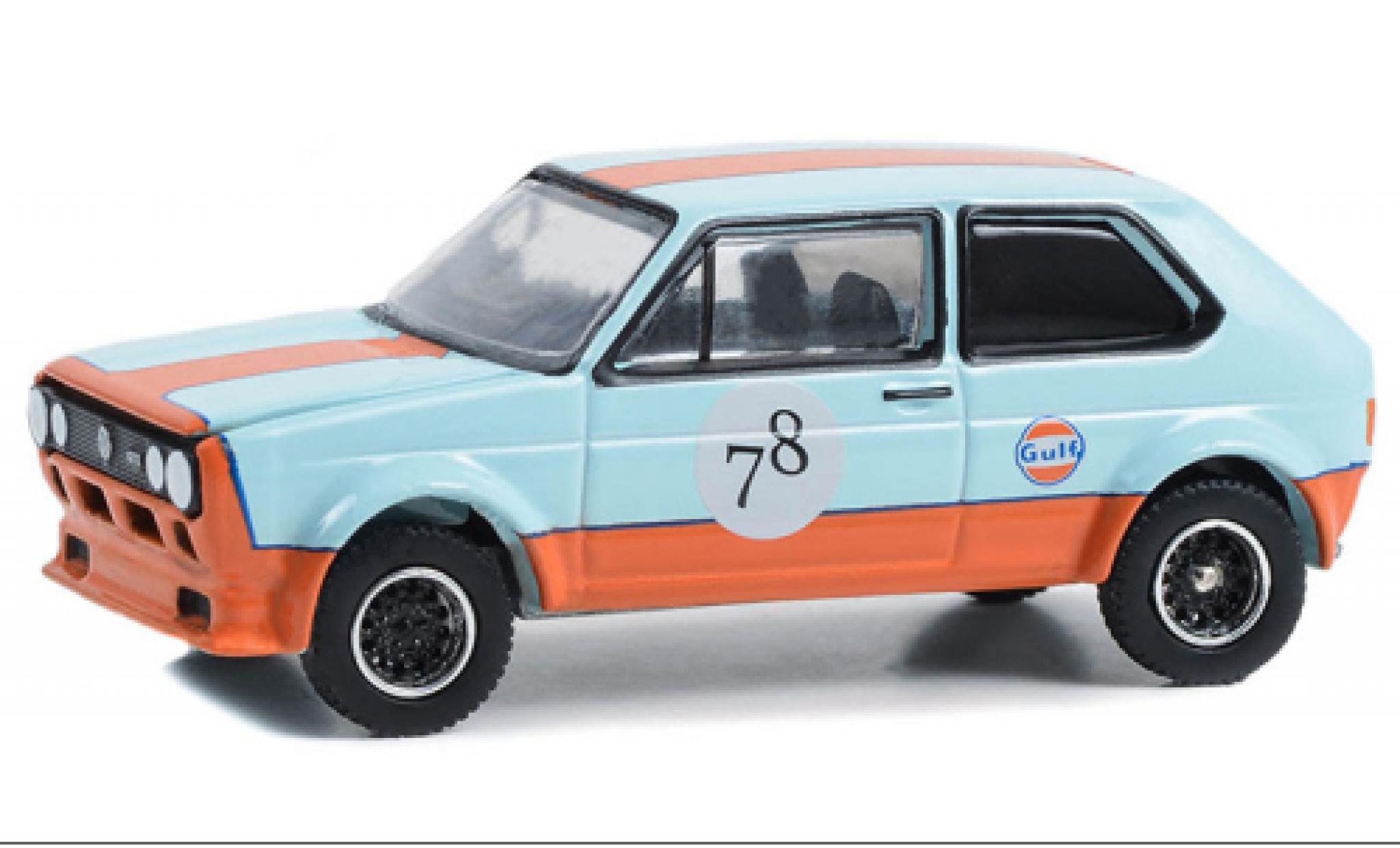 Volkswagen Golf 1/64 Greenlight I GTI Gulf 1971 modelauto