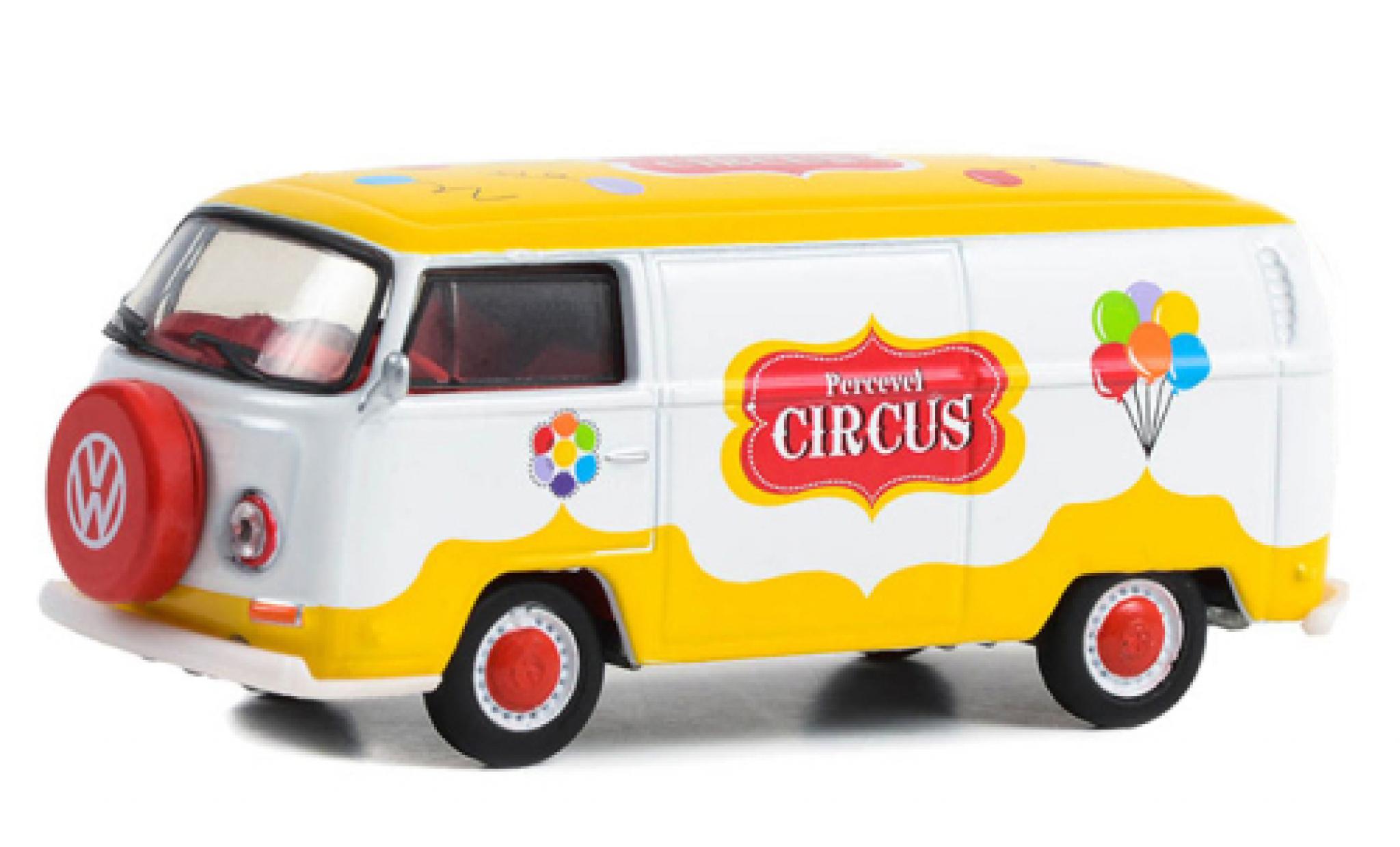 Volkswagen T2 1/64 Greenlight bestelwagen Circque 1971 modelauto