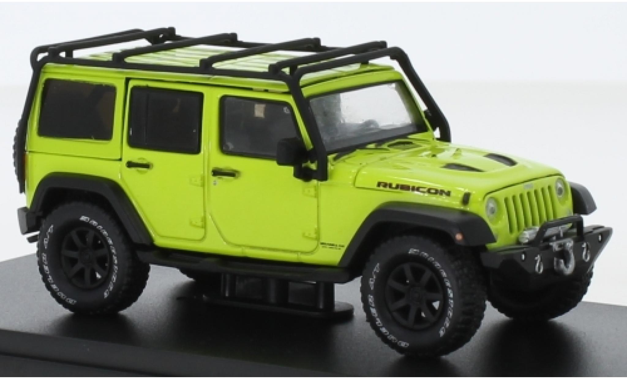 Jeep Wrangler 1/43 Greenlight Unlimited Rubicon groen 2016 modelauto