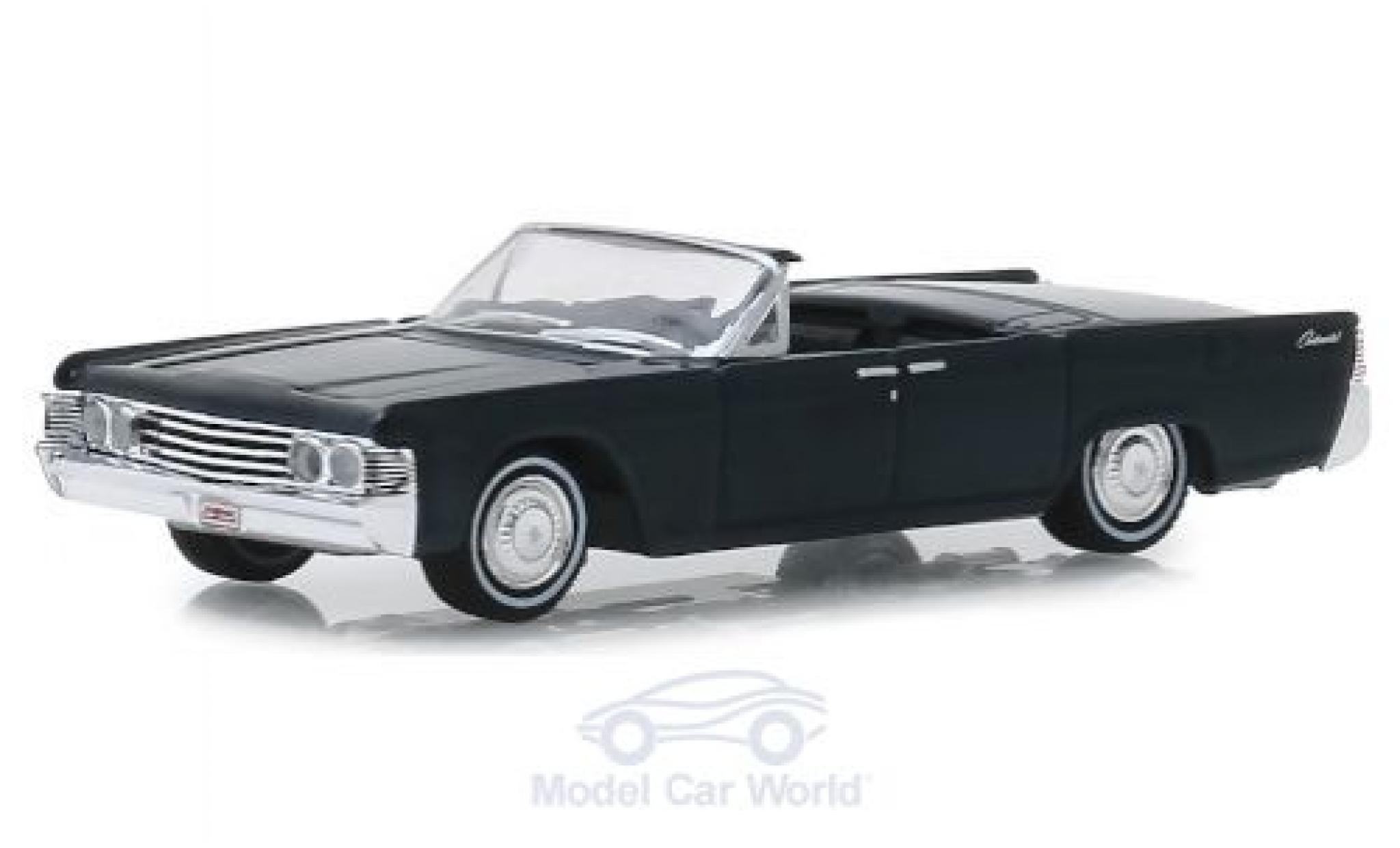 Lincoln Continental 1/64 Greenlight metallic grijs 1965 modelauto