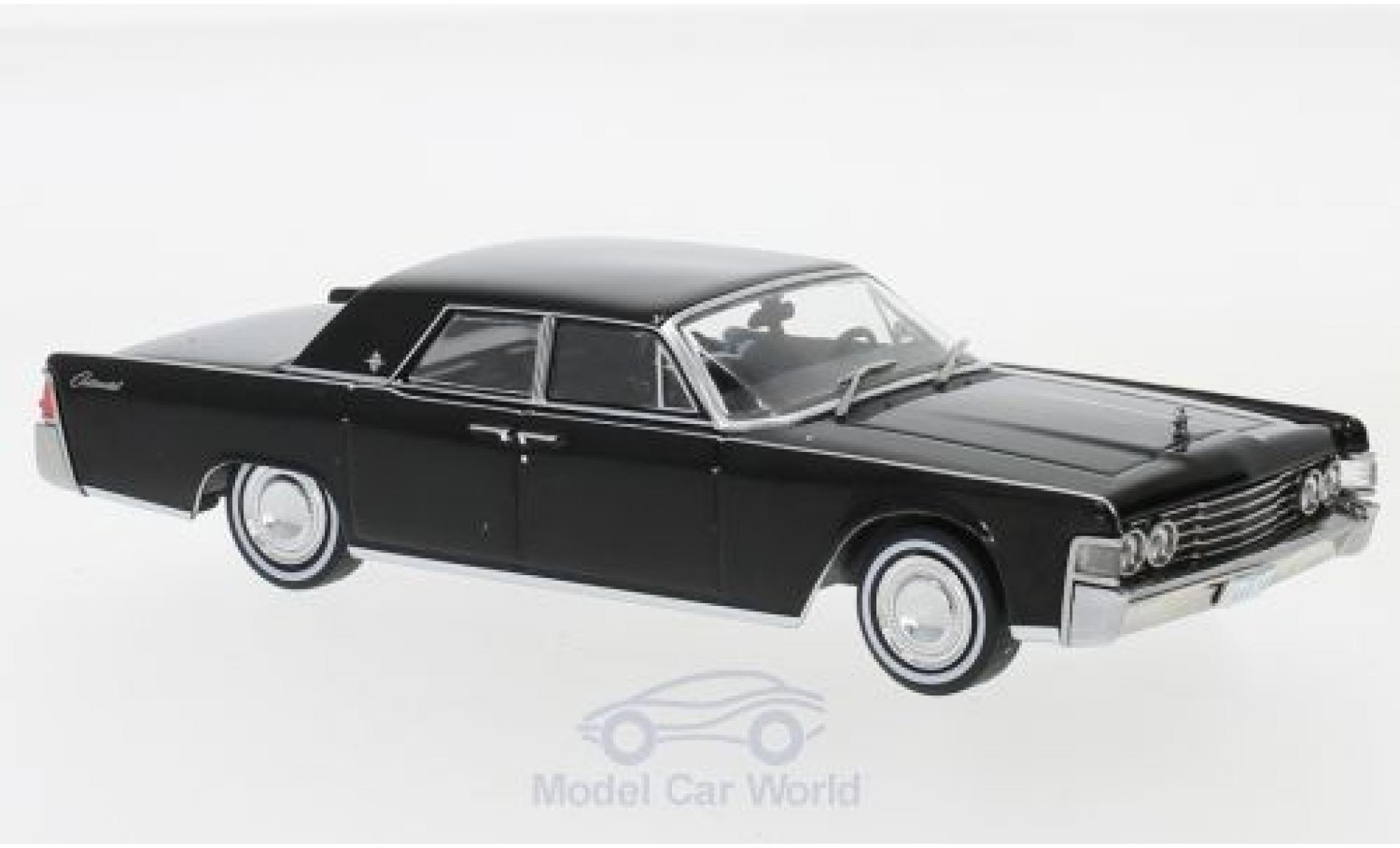 Lincoln Continental 1/43 Greenlight zwart The Matrix 1999 1965 modelauto