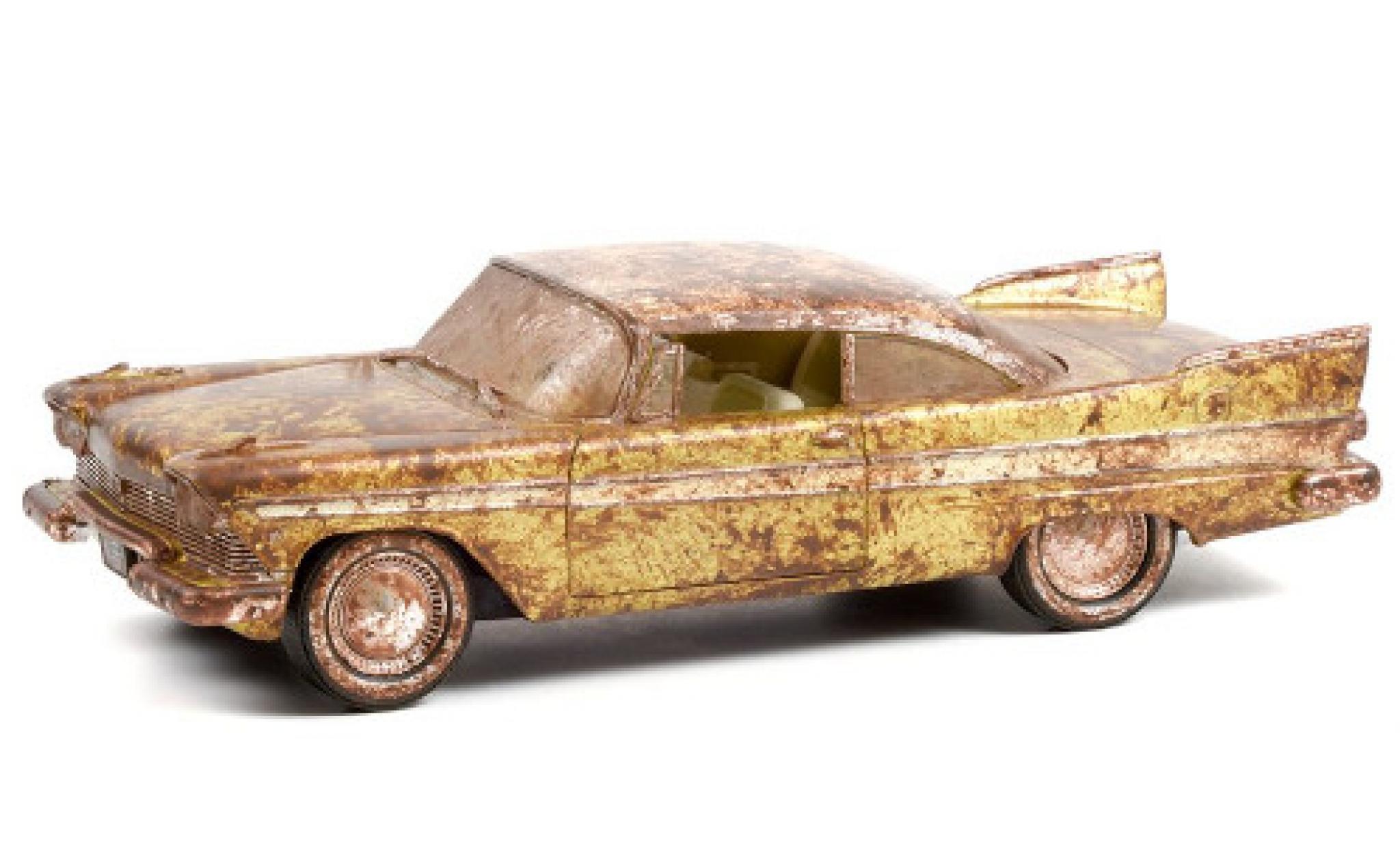 Plymouth Belvedere 1/24 Greenlight gold 1957 modelauto