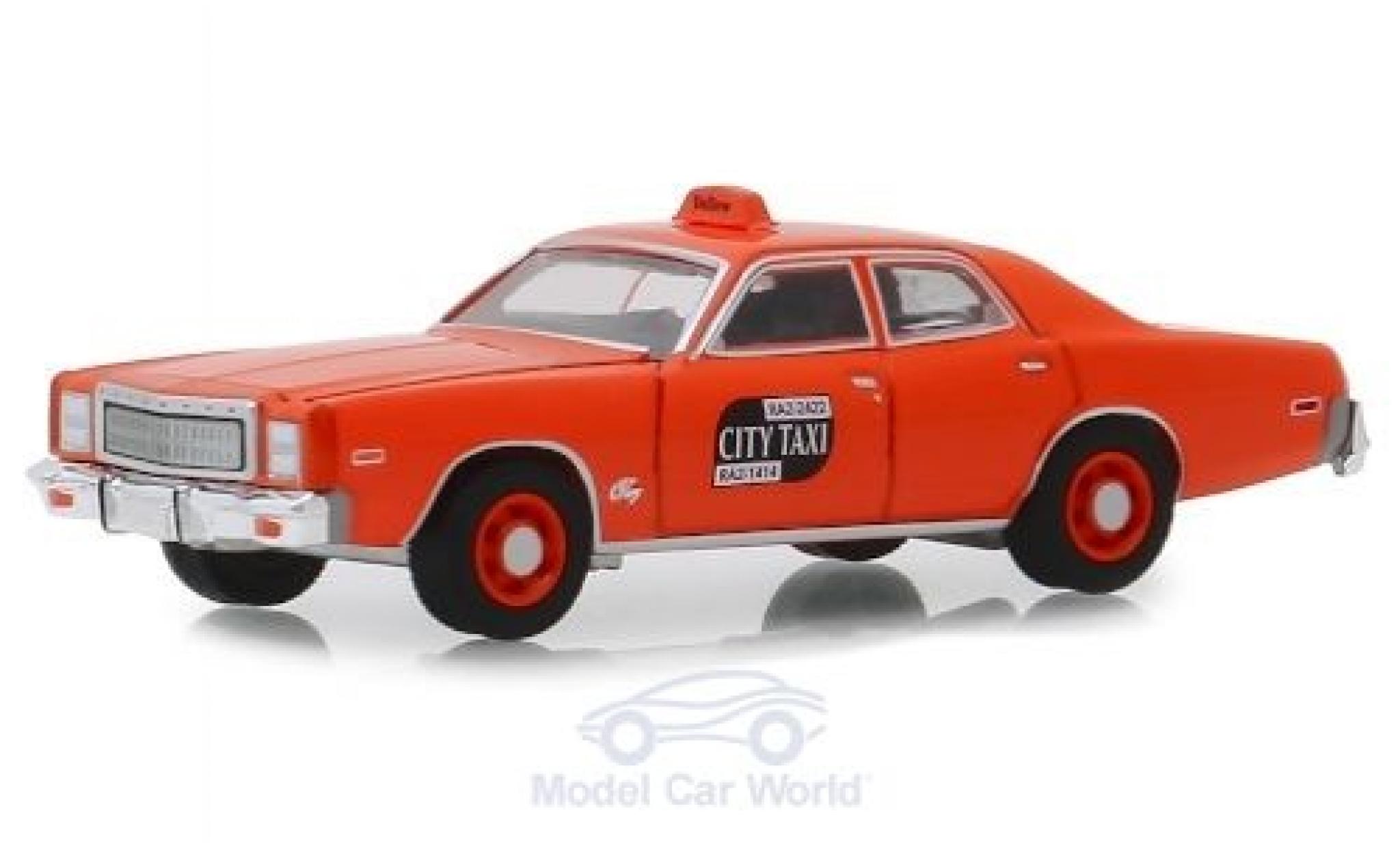 Plymouth Fury 1/64 Greenlight Binghamton New York City Taxi 1977 modelauto
