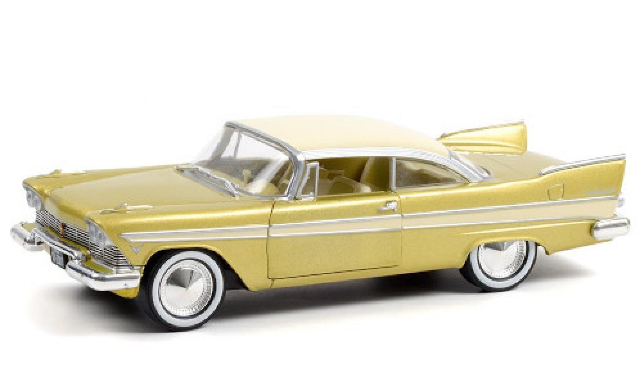 Plymouth Fury 1/18 Greenlight - Checker Cab groen 1976 modelauto