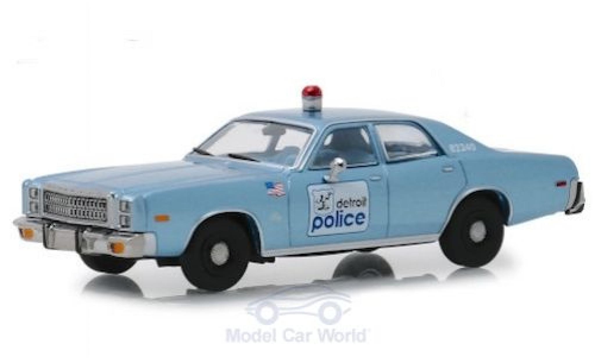 Plymouth Fury 1/43 Greenlight Detroit Politie 1977 Beverly Hills Cop modelauto