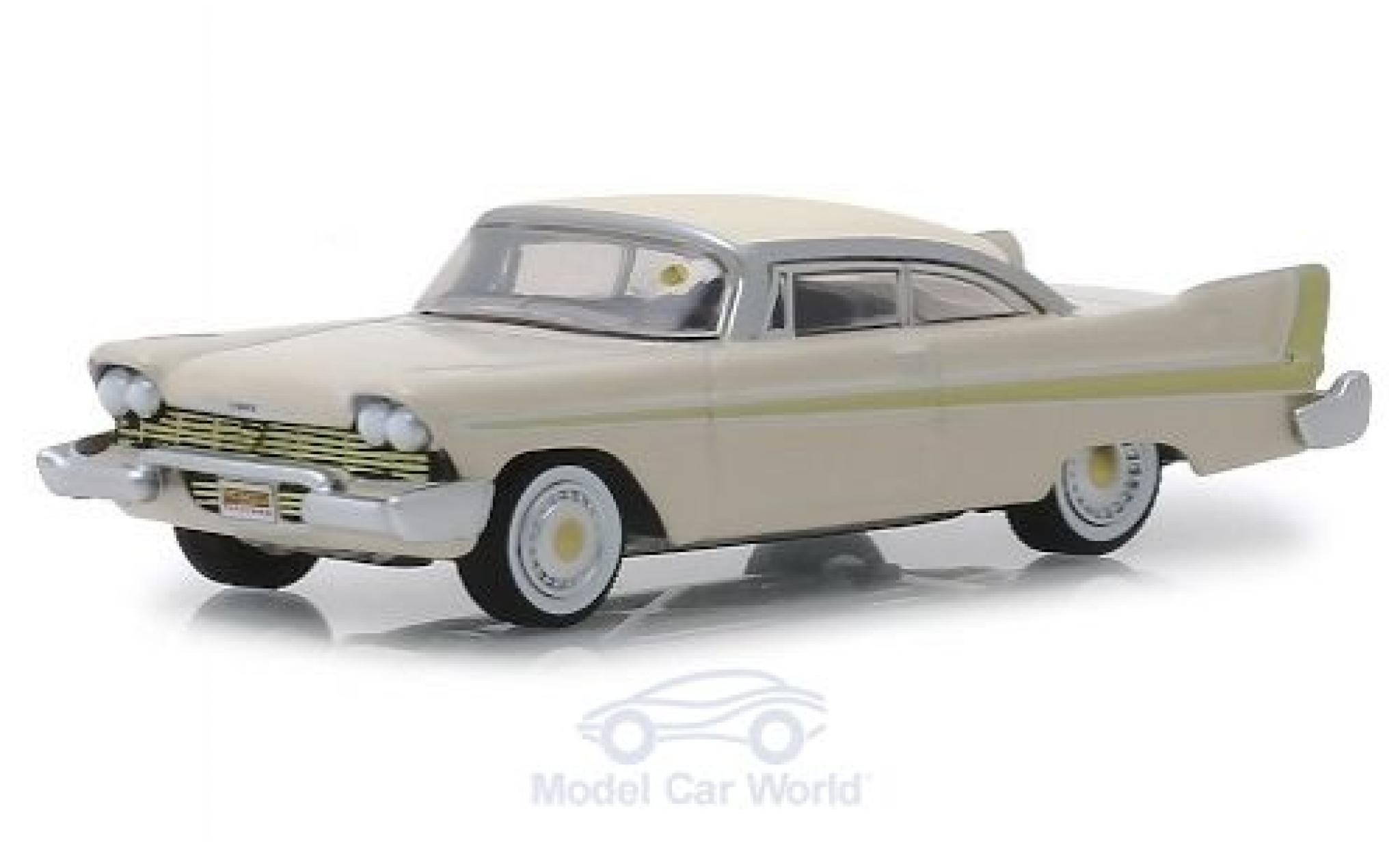 Plymouth Fury 1/64 Greenlight Golden Commando beige 1958 modelauto