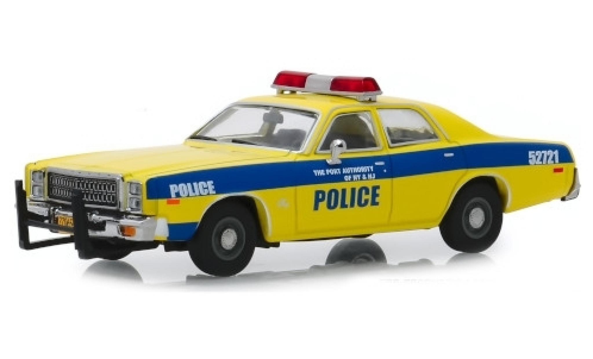 Plymouth Fury 1/43 Greenlight Port Authority of New York & New Jersey 1977 modelauto