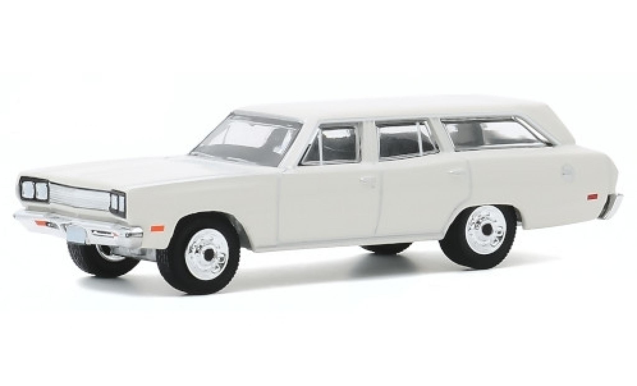 Plymouth Satellite 1/64 Greenlight Station Wagon wit 1969 modelauto