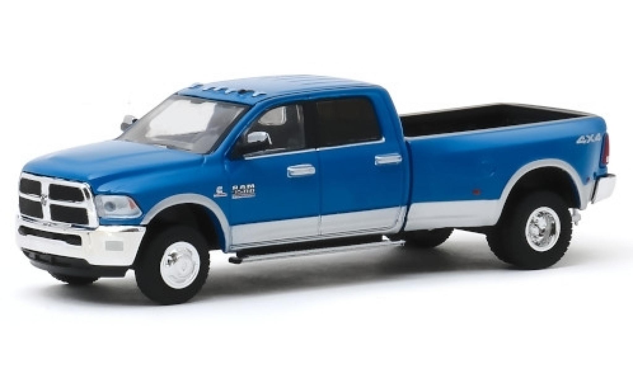 RAM 3 1/64 Greenlight 500 Big Horn Harvest Edition blauw 2018 modelauto