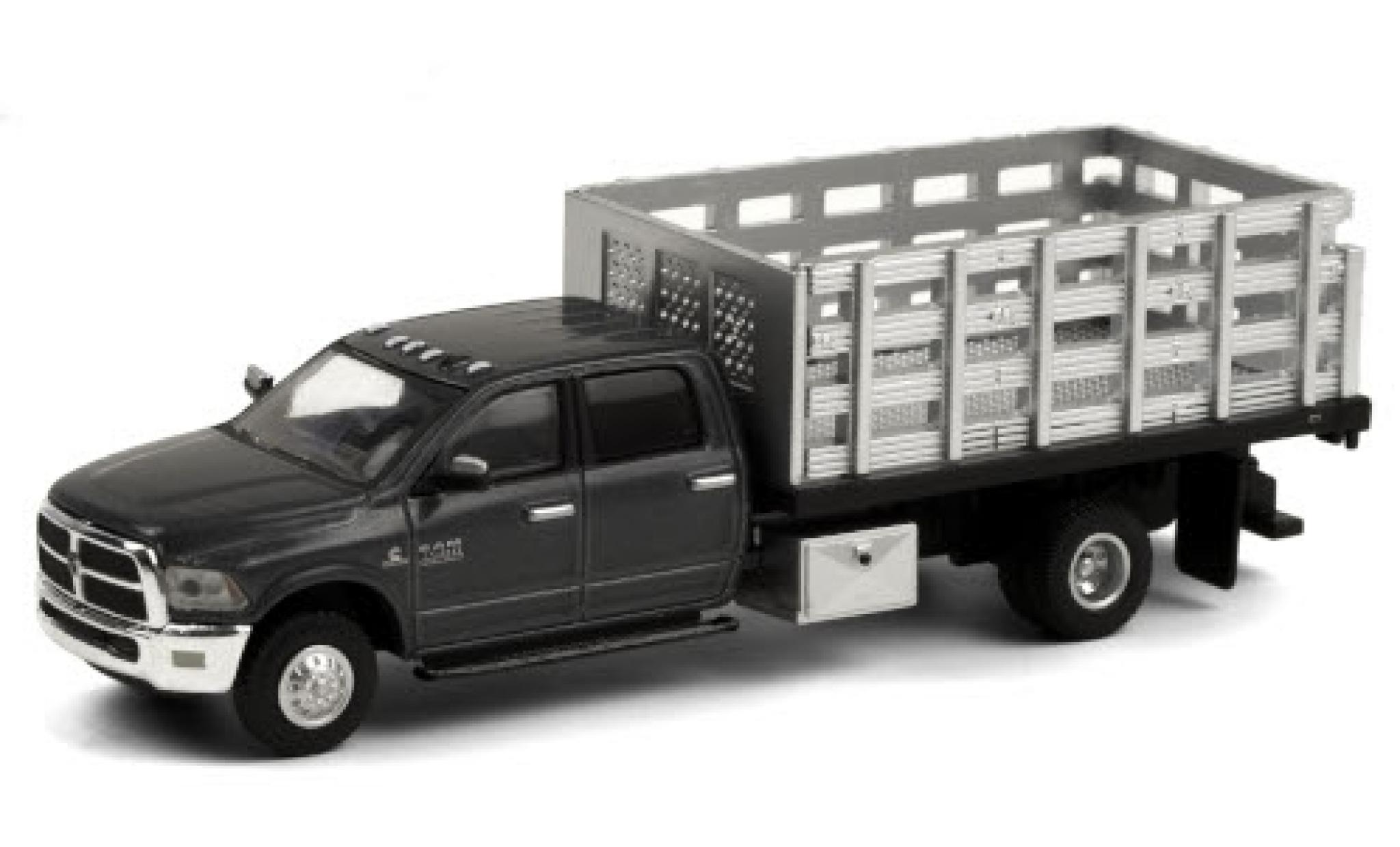 RAM 3 1/64 Greenlight 500 Stake Truck metallic grijs 2018 modelauto