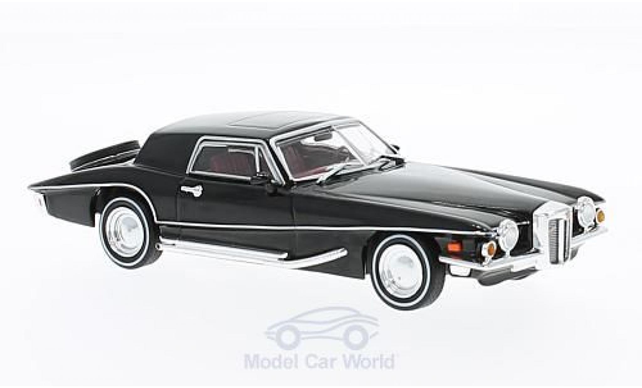 Stutz Blackhawk 1/43 Greenlight zwart Stationwagening Bad 1982 Elvis Presley modelauto