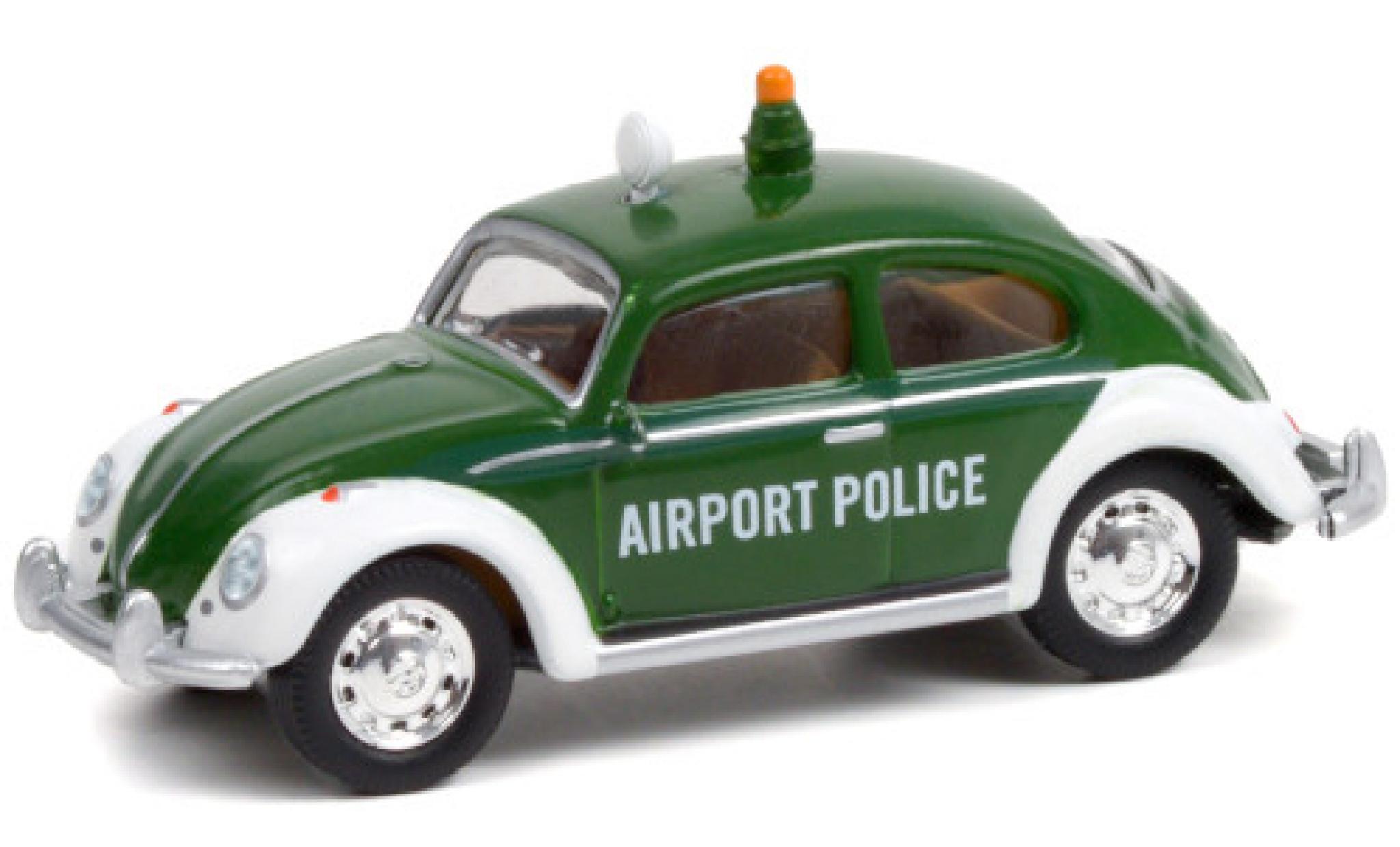 Volkswagen Beetle 1/64 Greenlight (K&auml;fer) Kopenhagen Airport Politie modelauto