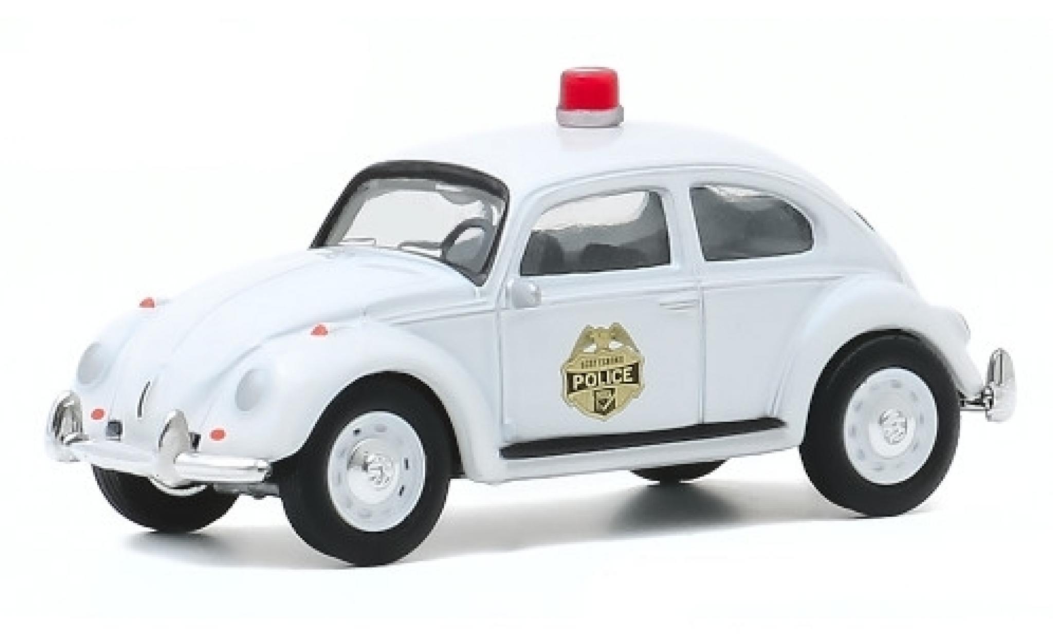 Volkswagen Beetle 1/64 Greenlight (K&auml;fer) Scottsboro Politie 1964 modelauto