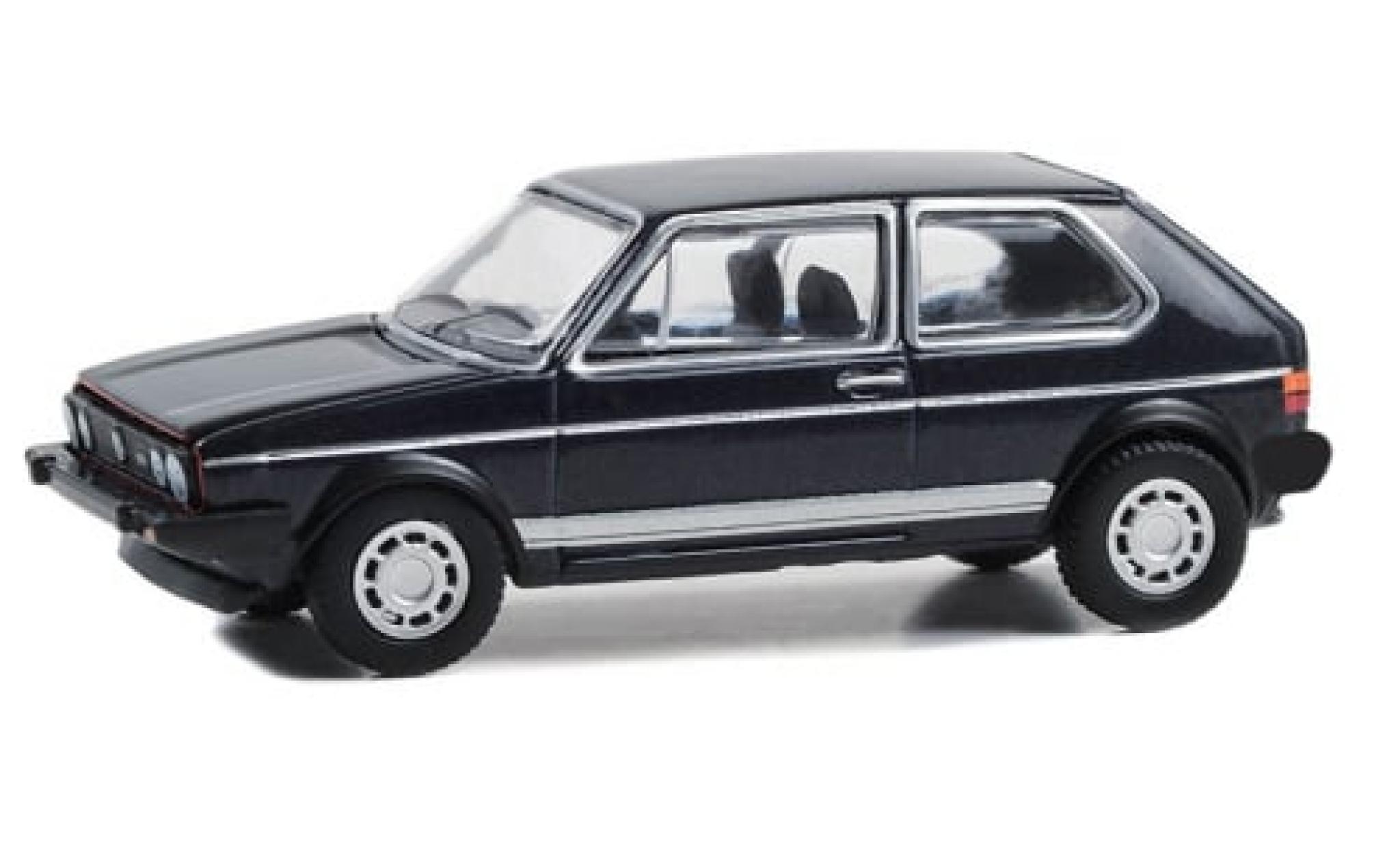 Volkswagen Golf 1/64 Greenlight I GTI metallic blauw 1983 1:64 modelauto