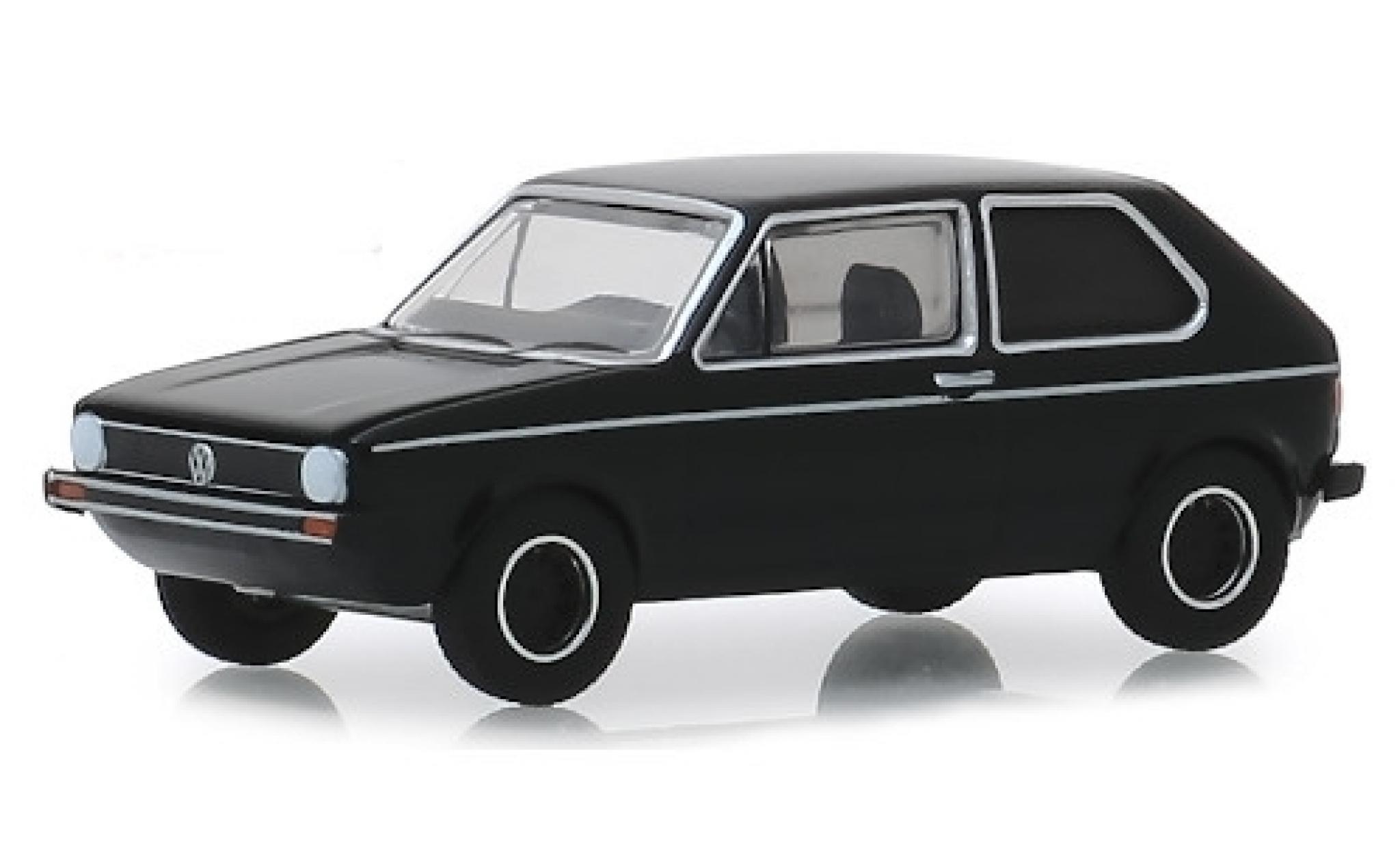 Volkswagen Golf 1/64 Greenlight Mk1 zwart RHD 1976 modelauto