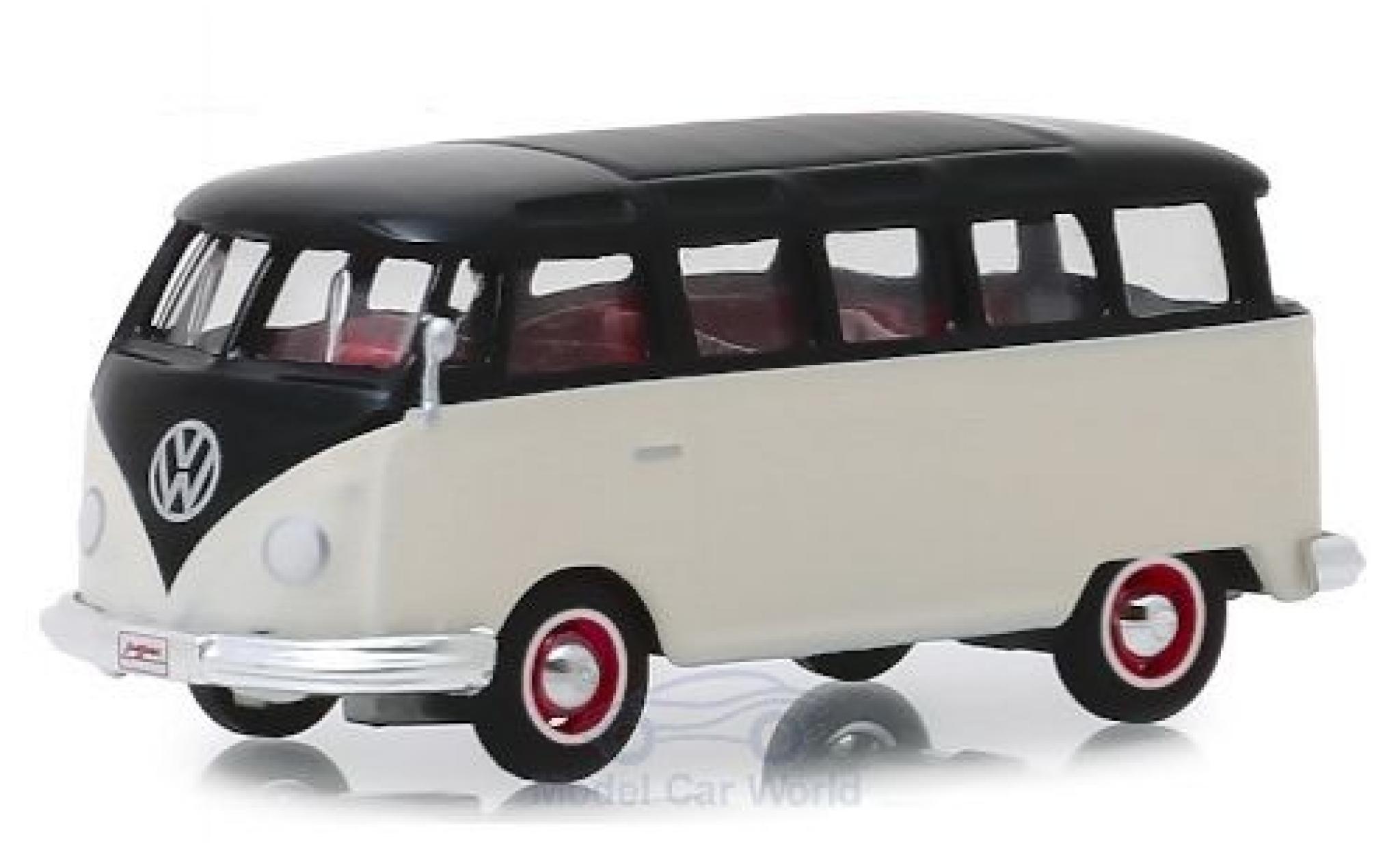 Volkswagen T1 1/64 Greenlight (Typ 2) Bus beige/zwart 1965 modelauto