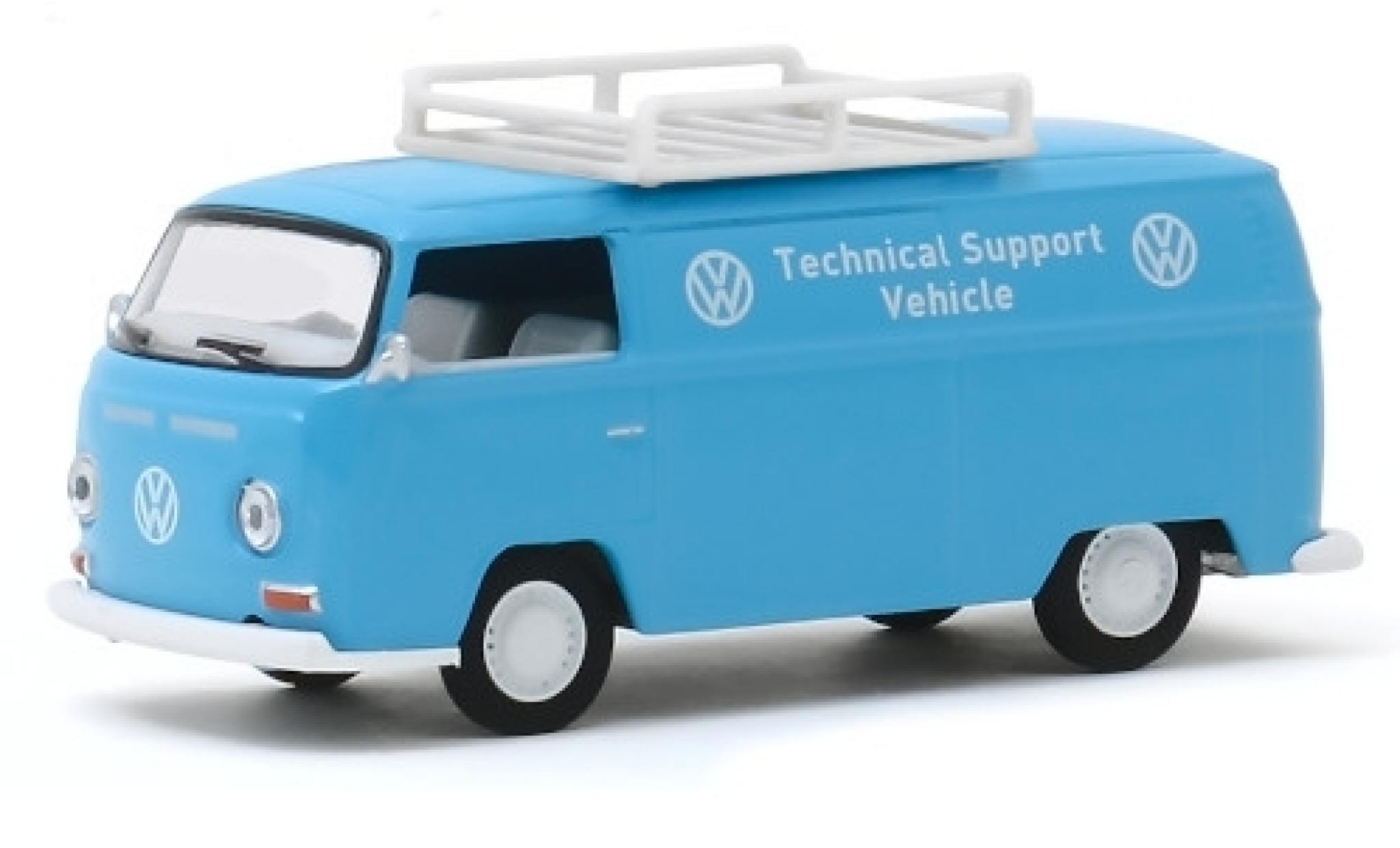 Volkswagen T2 1/64 Greenlight Kasten Technical Support Vehicle 1971 avec Rack de toit modelauto