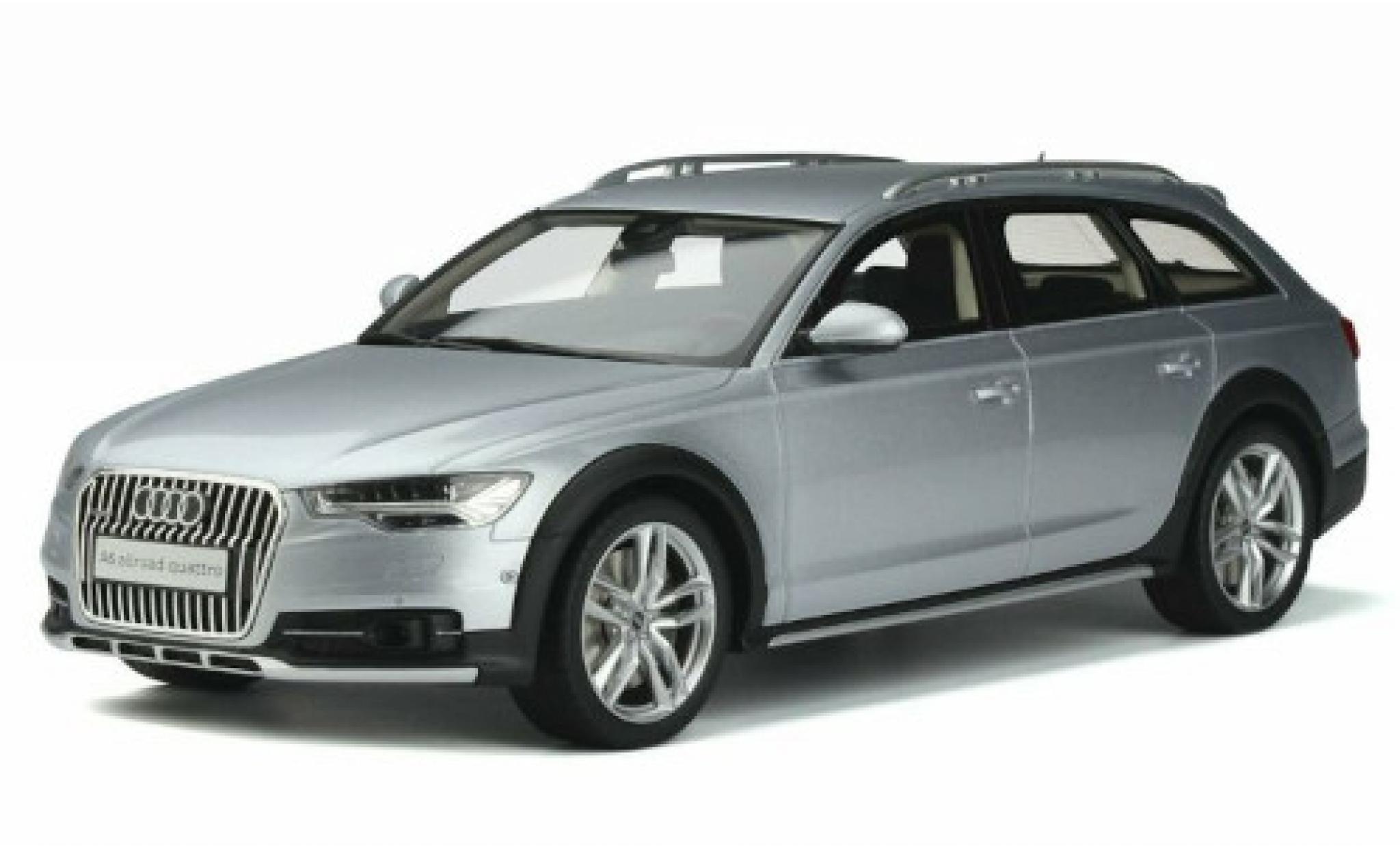 Audi A6 1/18 GT Spirit (C7) Allroad grijs modelauto