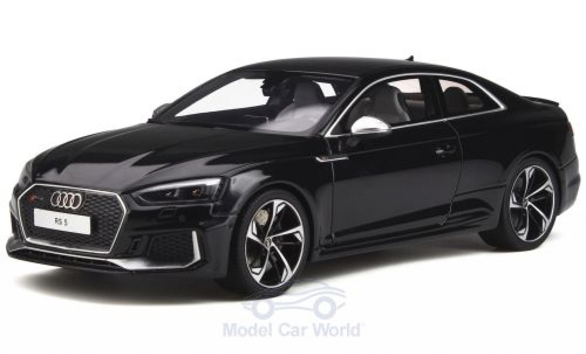 Audi RS5 1/18 GT Spirit RS 5 zwart modelauto