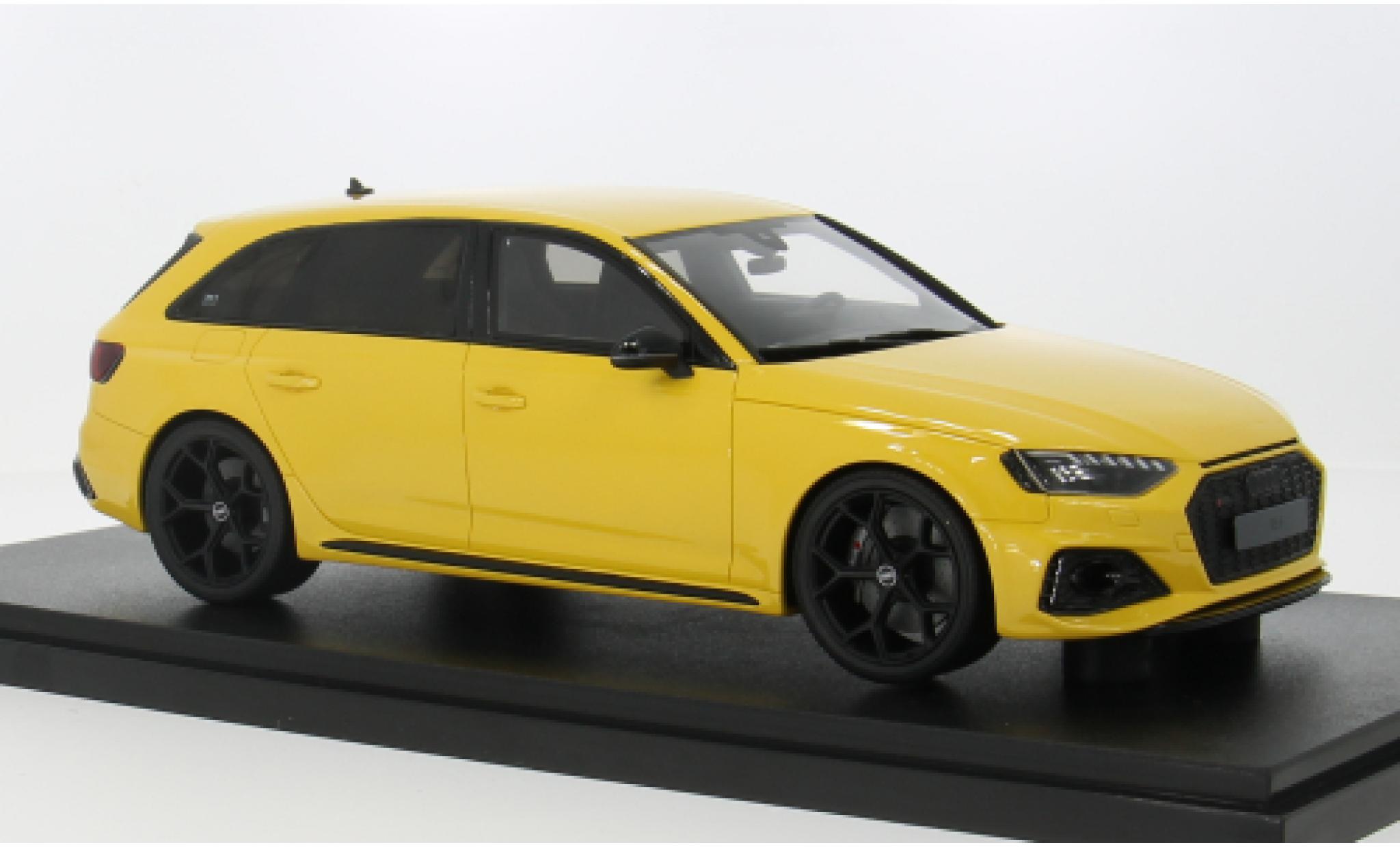 Audi RS4 1/18 GT Spirit Avant geel 2024 1:18 modelauto