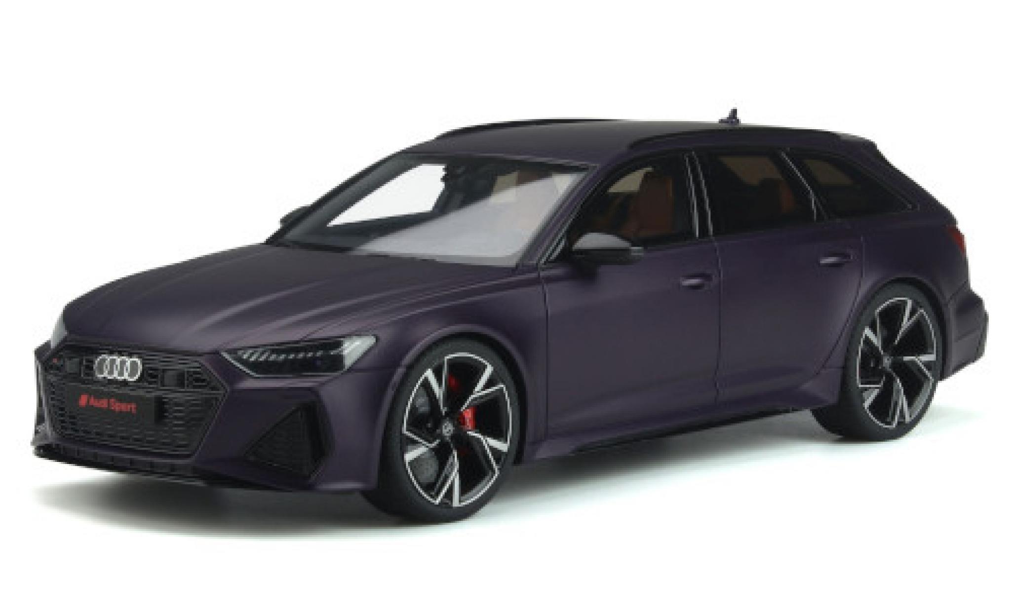 Audi RS6 1/18 GT Spirit Avant (C8) matt-lila 2020 modelauto