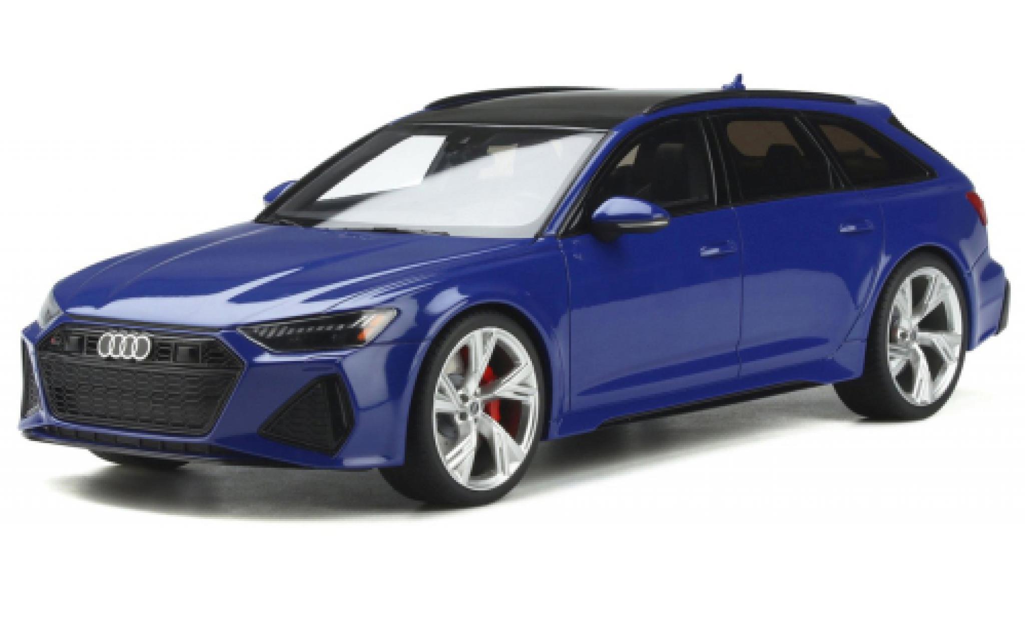 Audi RS6 1/18 GT Spirit (C8) Avant Tribute Edition blauw 2020 modelauto