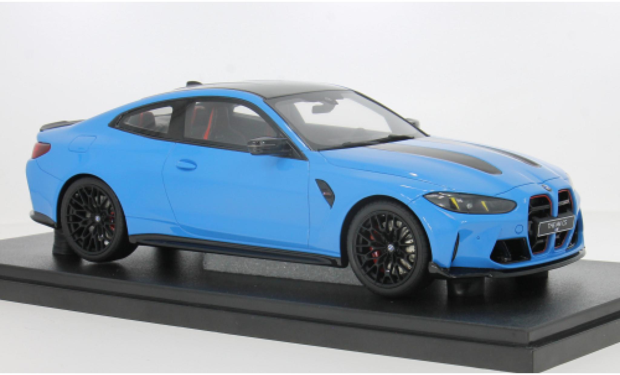 Bmw M4 1/18 GT Spirit CS blauw 2024 1:18 modelauto