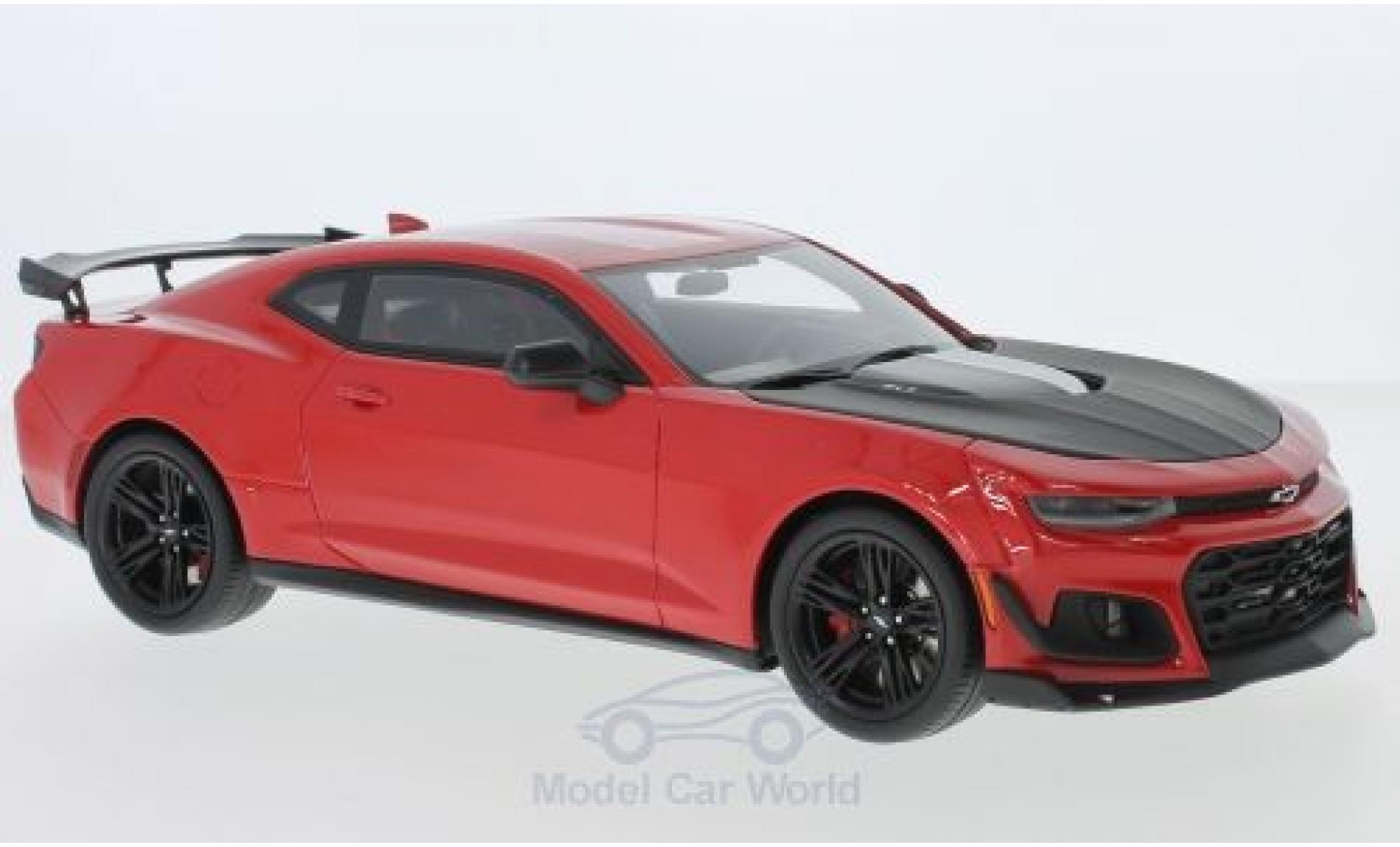 Chevrolet Camaro ZL1 1/18 GT Spirit ZL1 1LE rood/zwart 2017 modelauto