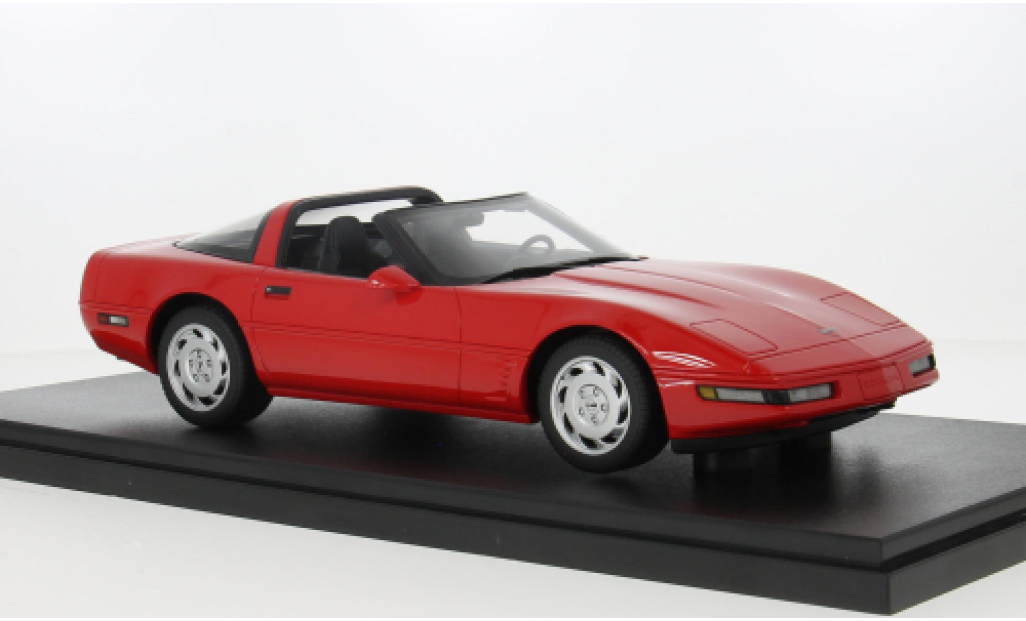 Chevrolet Corvette 1/18 GT Spirit C4 rood 1995 1:18 modelauto