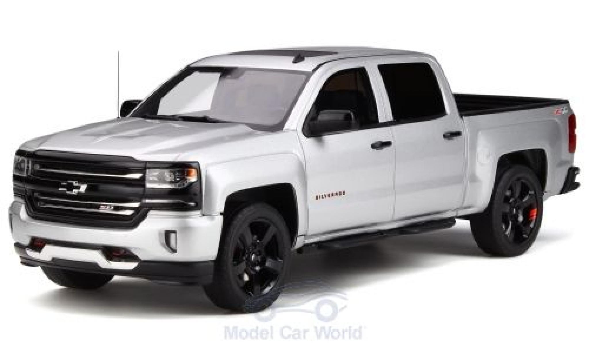 Chevrolet Silverado 1/18 GT Spirit Redline Edition grijs 2018 modelauto