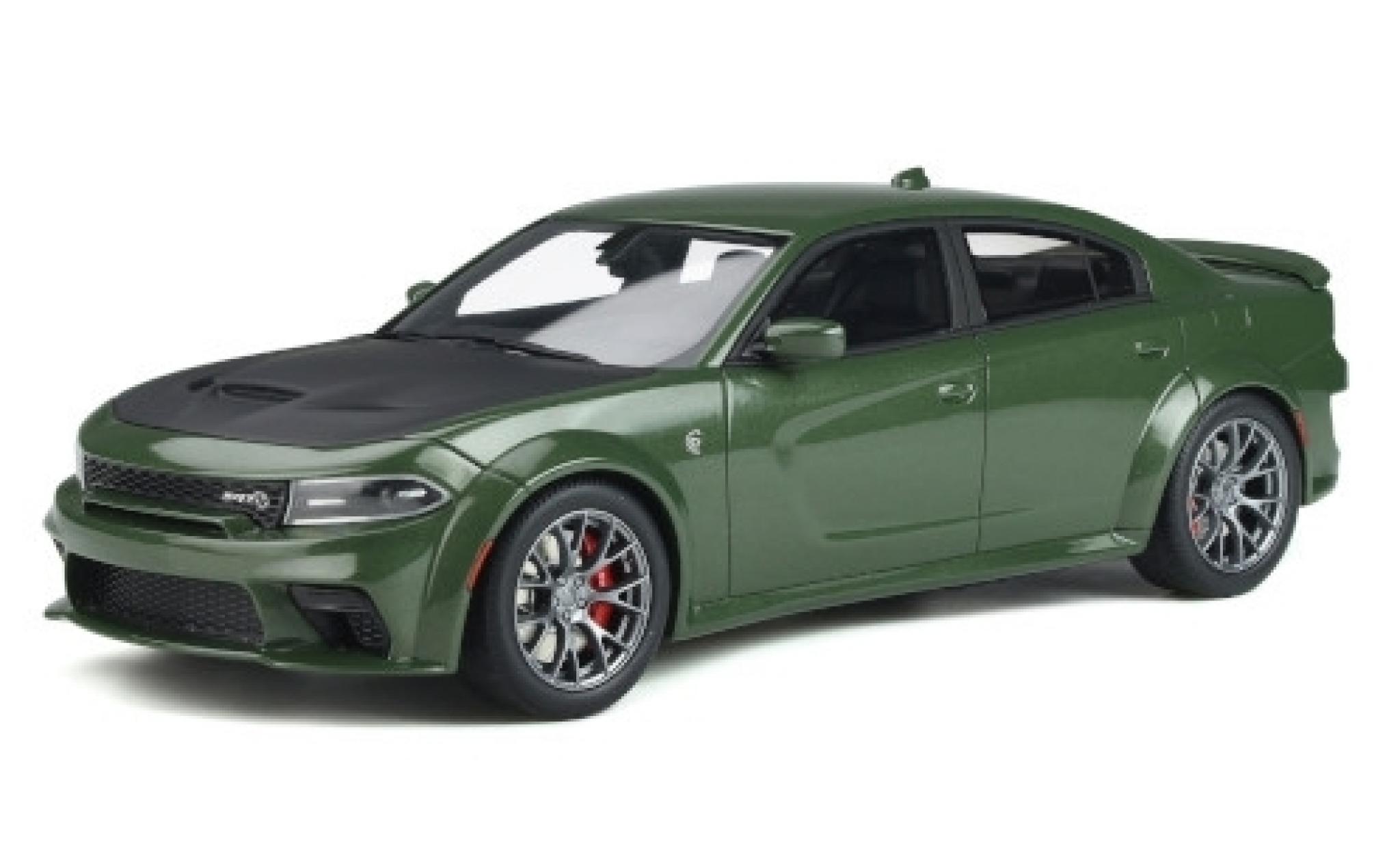 Dodge Charger 1/18 GT Spirit SRT Hellcat Widebody groen 2020 modelauto