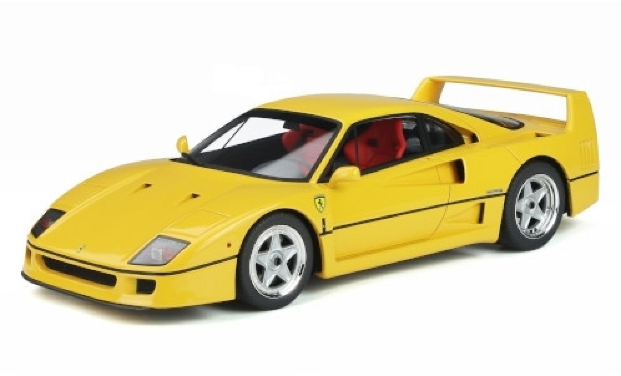 Ferrari F40 1/18 GT Spirit geel 1987 modelauto