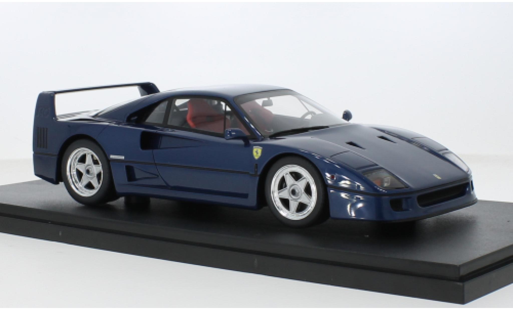 Ferrari F40 1/18 GT Spirit metallic blauw 1:18 modelauto