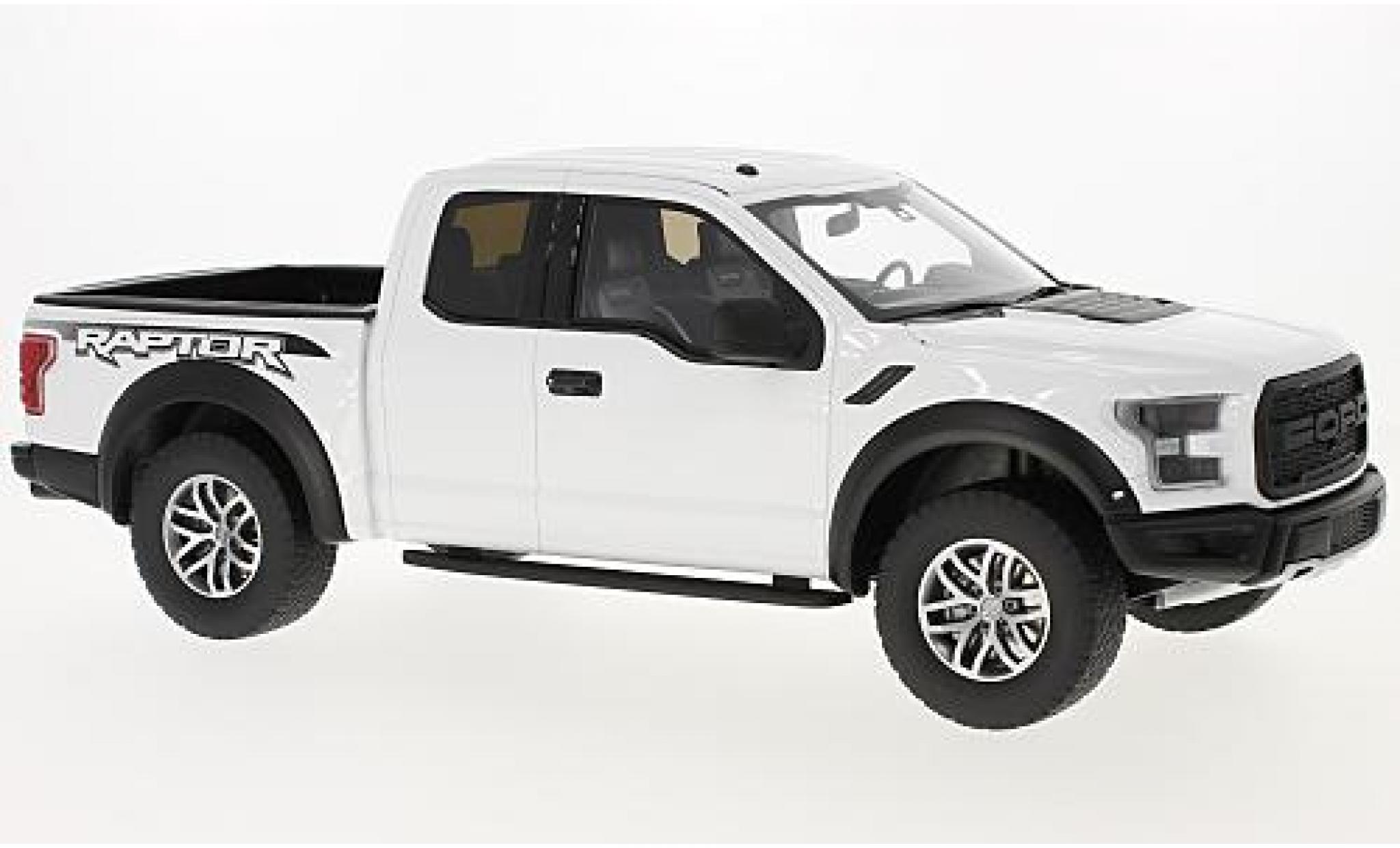 Ford F1 1/18 GT Spirit 50 Raptor wit 2016 modelauto
