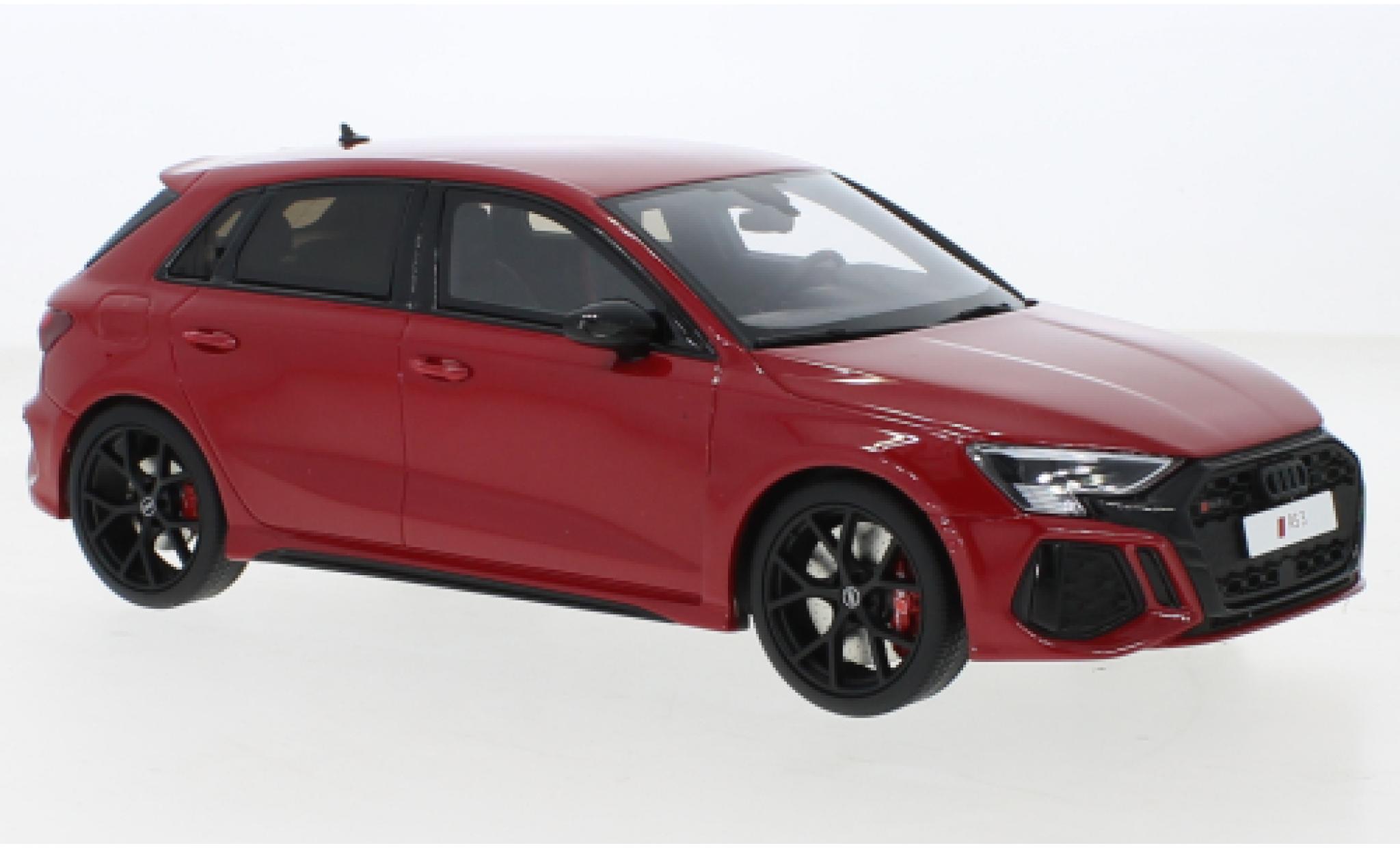 Audi RS3 1/18 GT Spirit Sportback rood modelauto