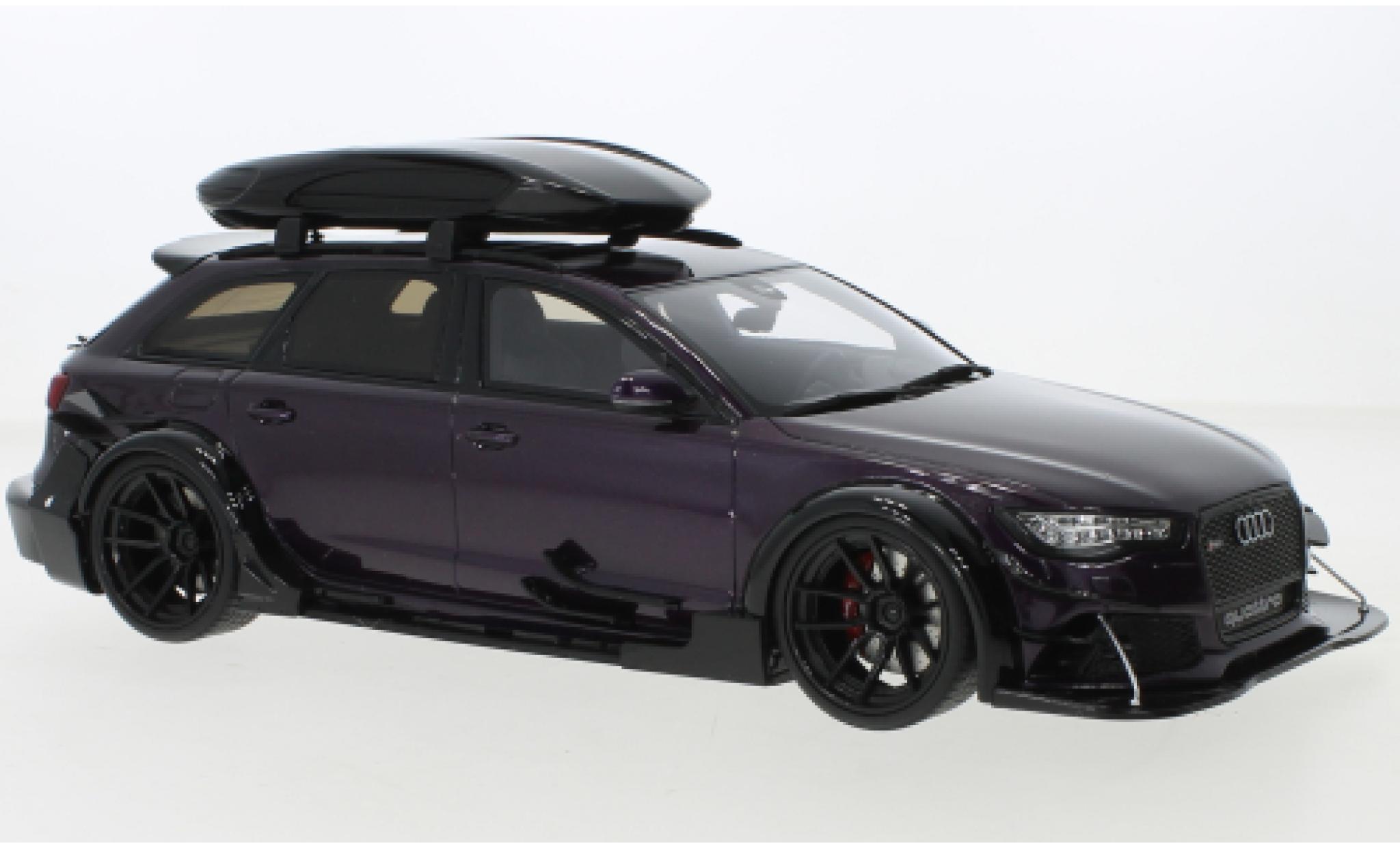 Audi RS6 1/18 GT Spirit Avant (C7) metallic paarsee modelauto